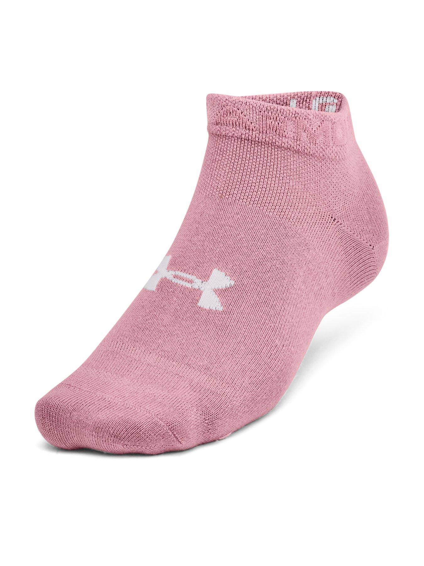 under-armour-adult-unisex-training-essential-6pack-low-socks-pink