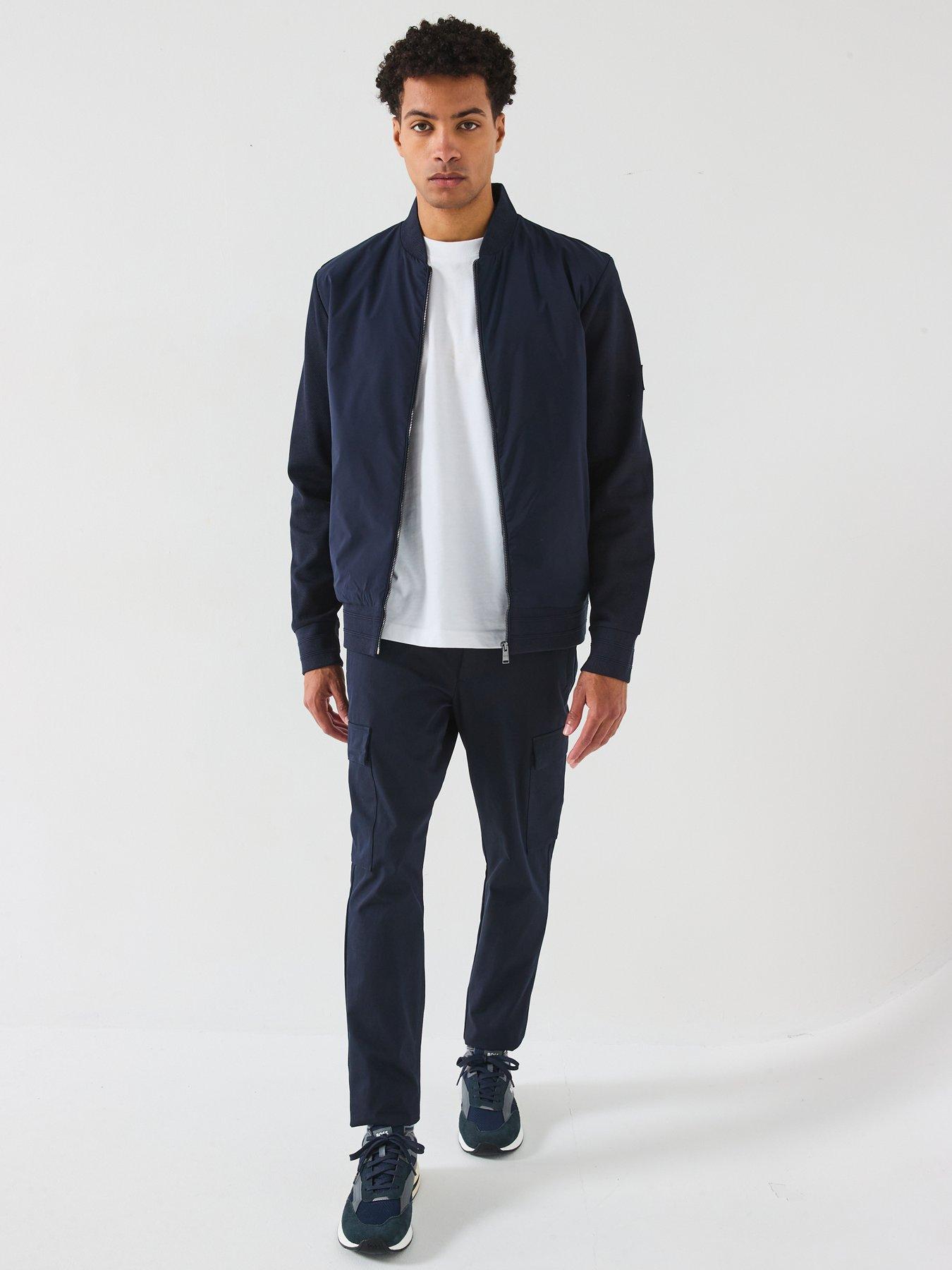 Image 3 of 4 of BOSS Boss P-kaiton-cargo Slim Fit Cargo Pants - Navy