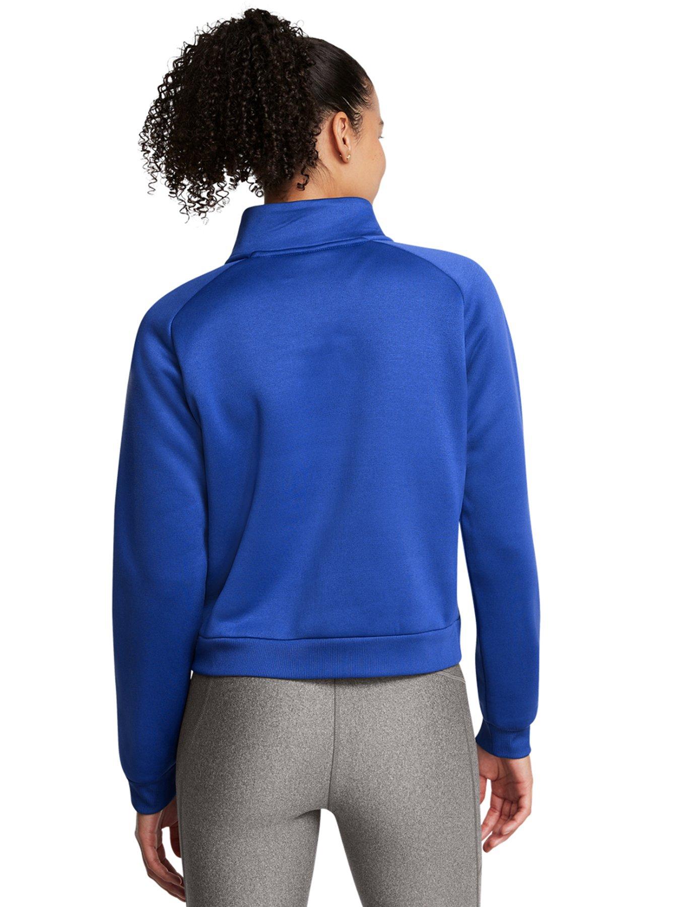 under-armour-womens-training-fleece-sweatshirt--bluestillFront