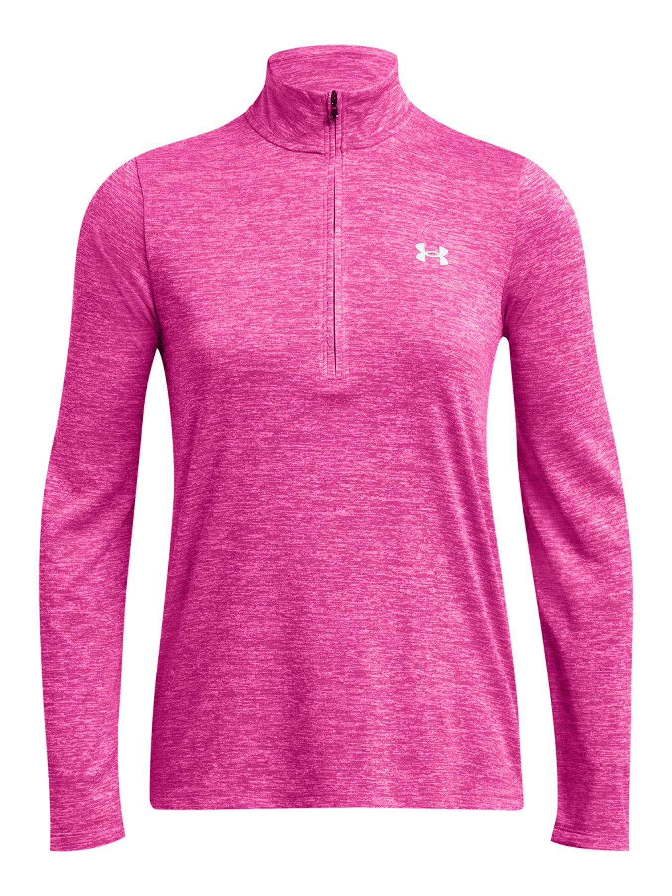 under-armour-womens-training-tech-twist-12-zip-pinkdetail