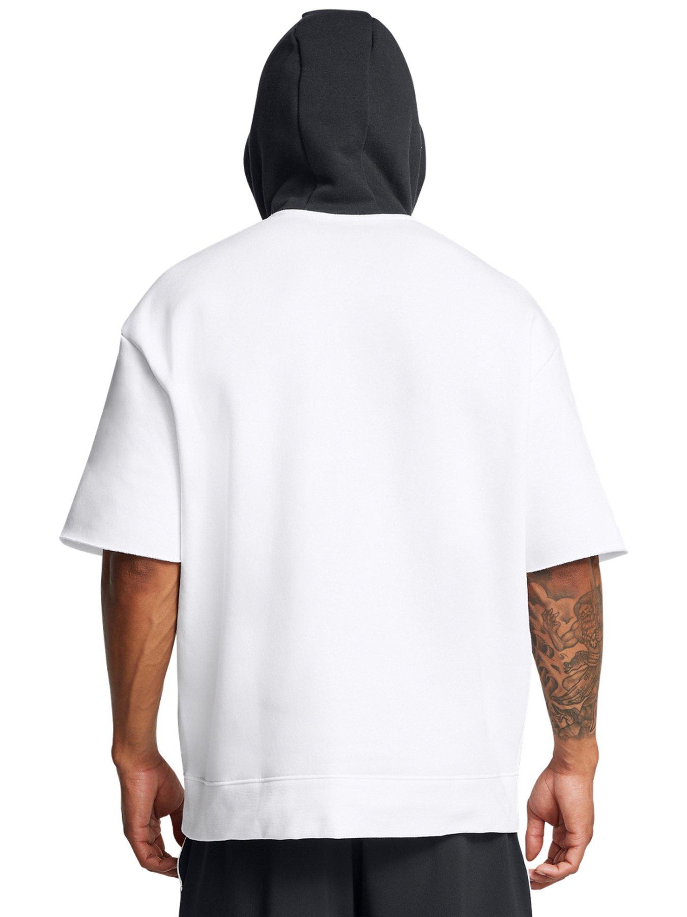 under-armour-mens-training-project-rock-icon-fleece-short-sleeve-hoodie-whitestillFront