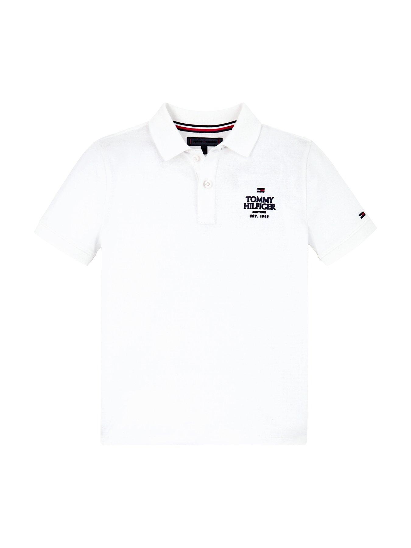 tommy-hilfiger-boys-th-logo-regular-short-sleeve-polo-shirt-whitedetail