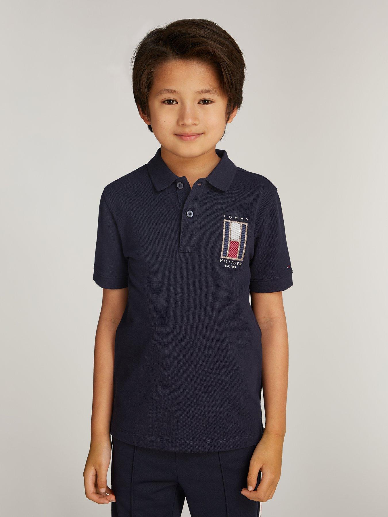 tommy-hilfiger-boys-vertical-flag-reg-short-sleeve-polo-shirt-navystillFront