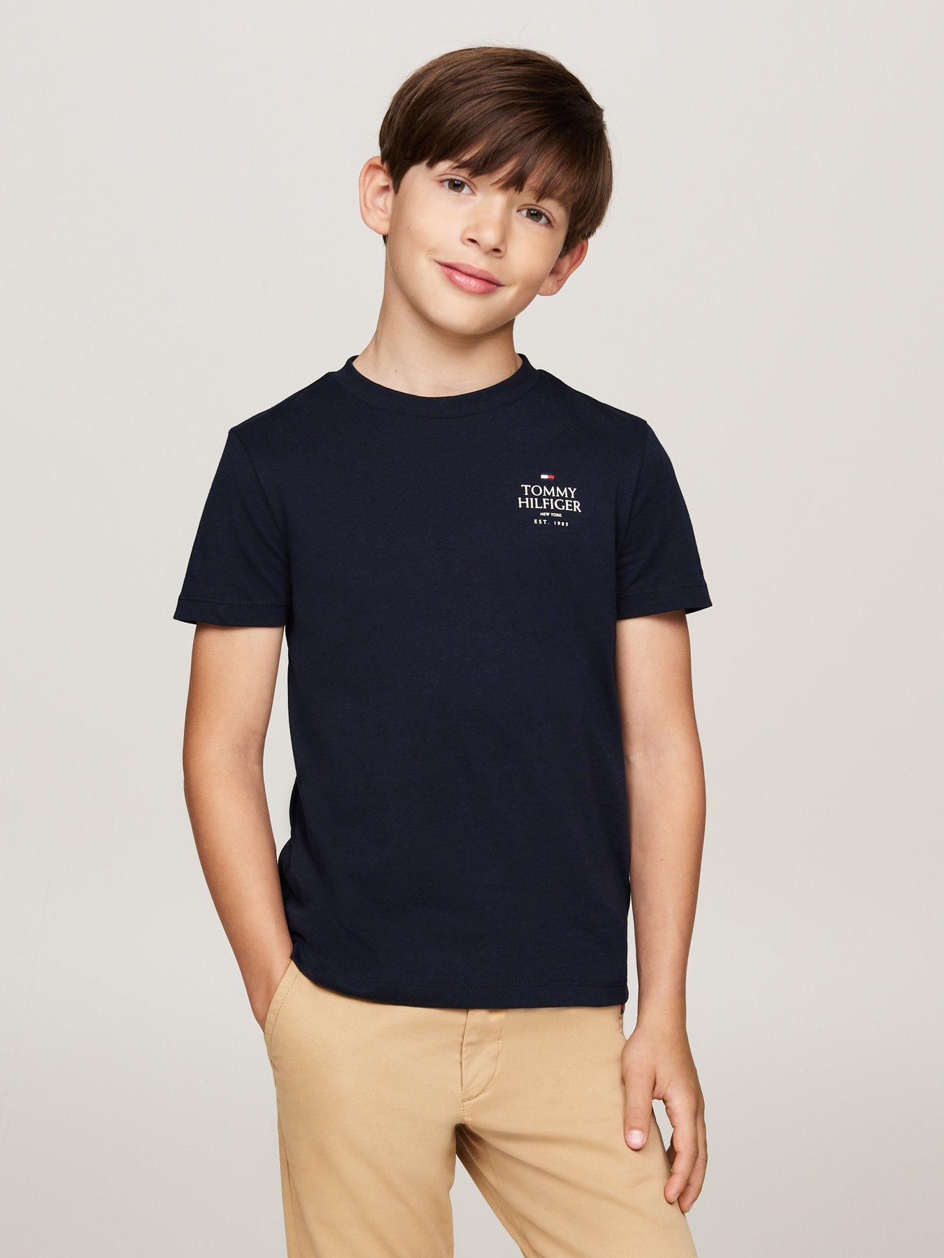 tommy-hilfiger-boys-th-logo-puff-print-reg-short-sleeve-t-shirt-navyoutfit