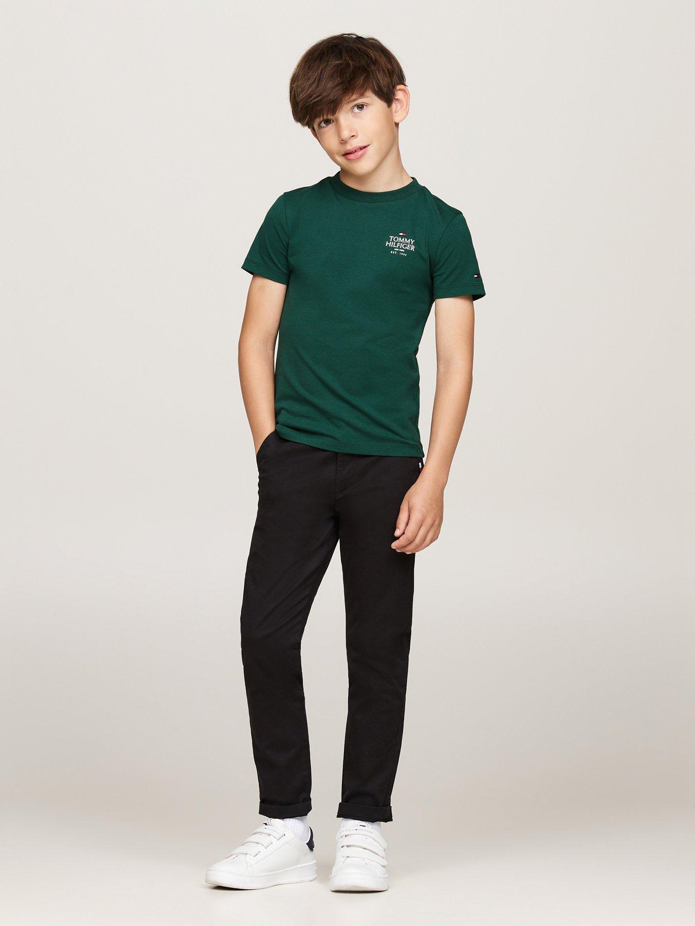 tommy-hilfiger-boys-logo-puff-print-short-sleeve-t-shirt-greenoutfit