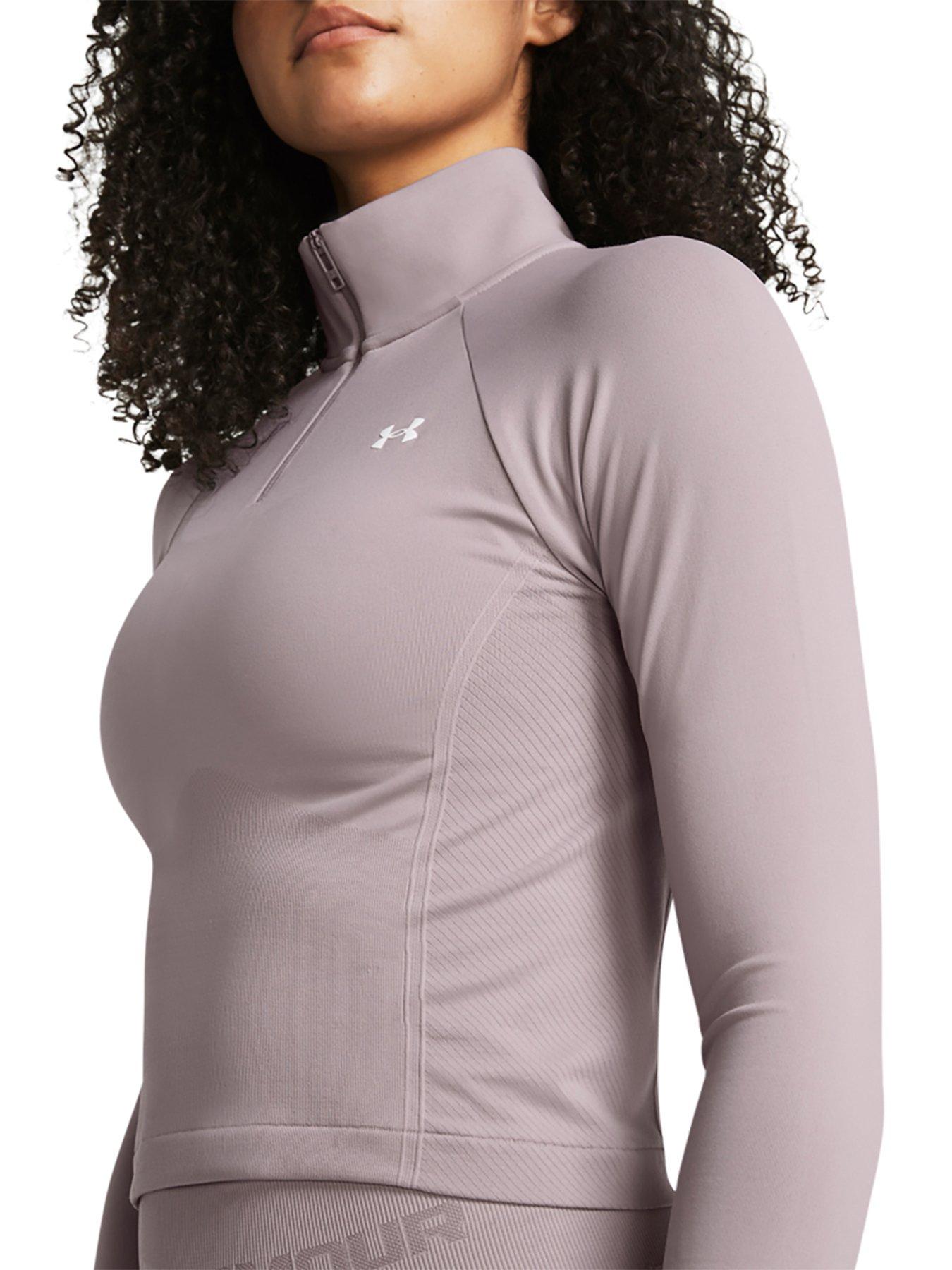 under-armour-womens-training-vanish-seamless-14-zip-crop-greyoutfit