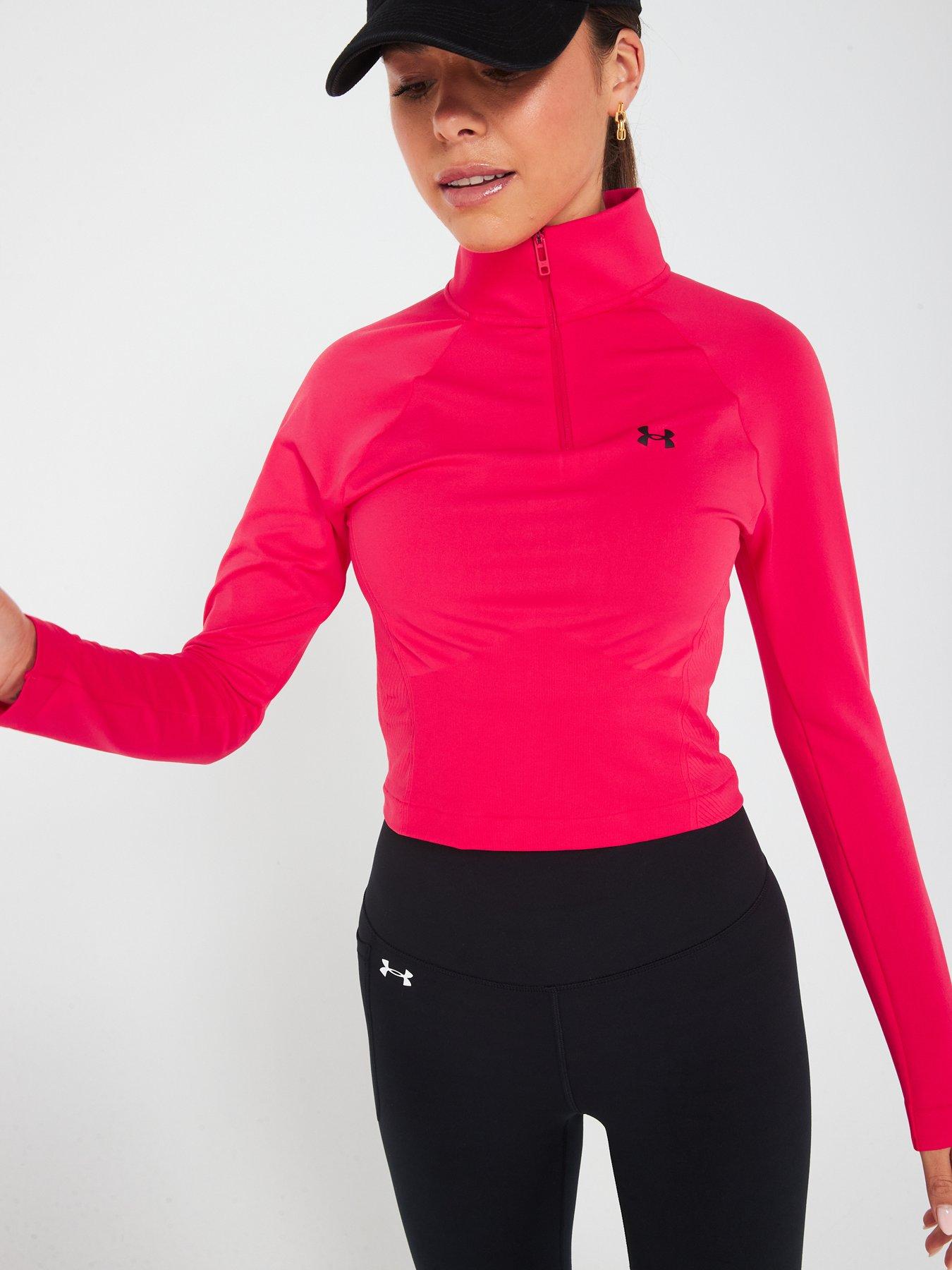 under-armour-womens-training-vanish-seamless-14-zip-crop-reddetail