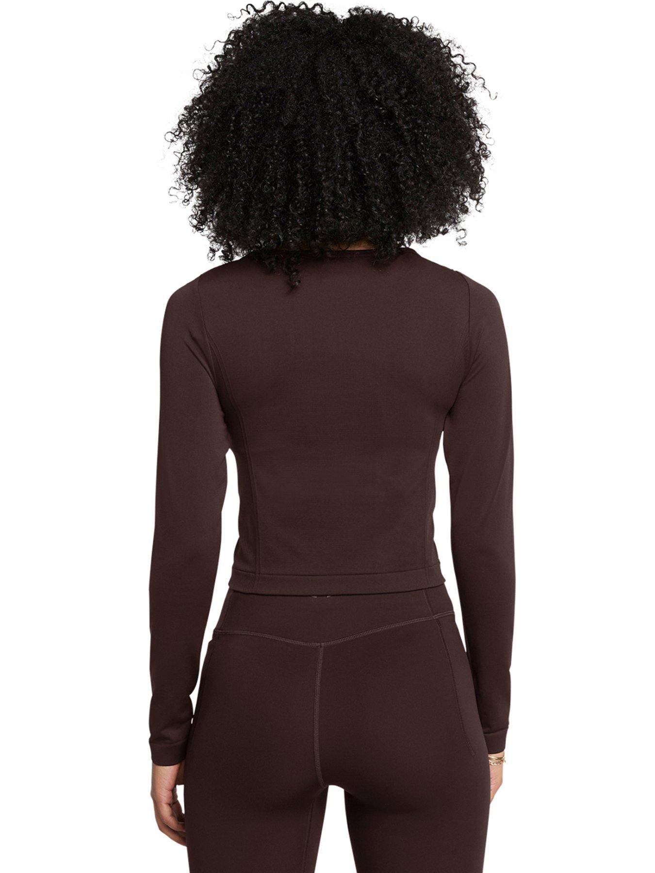 under-armour-womens-training-vanish-seamless-long-sleeve-top-brownstillFront