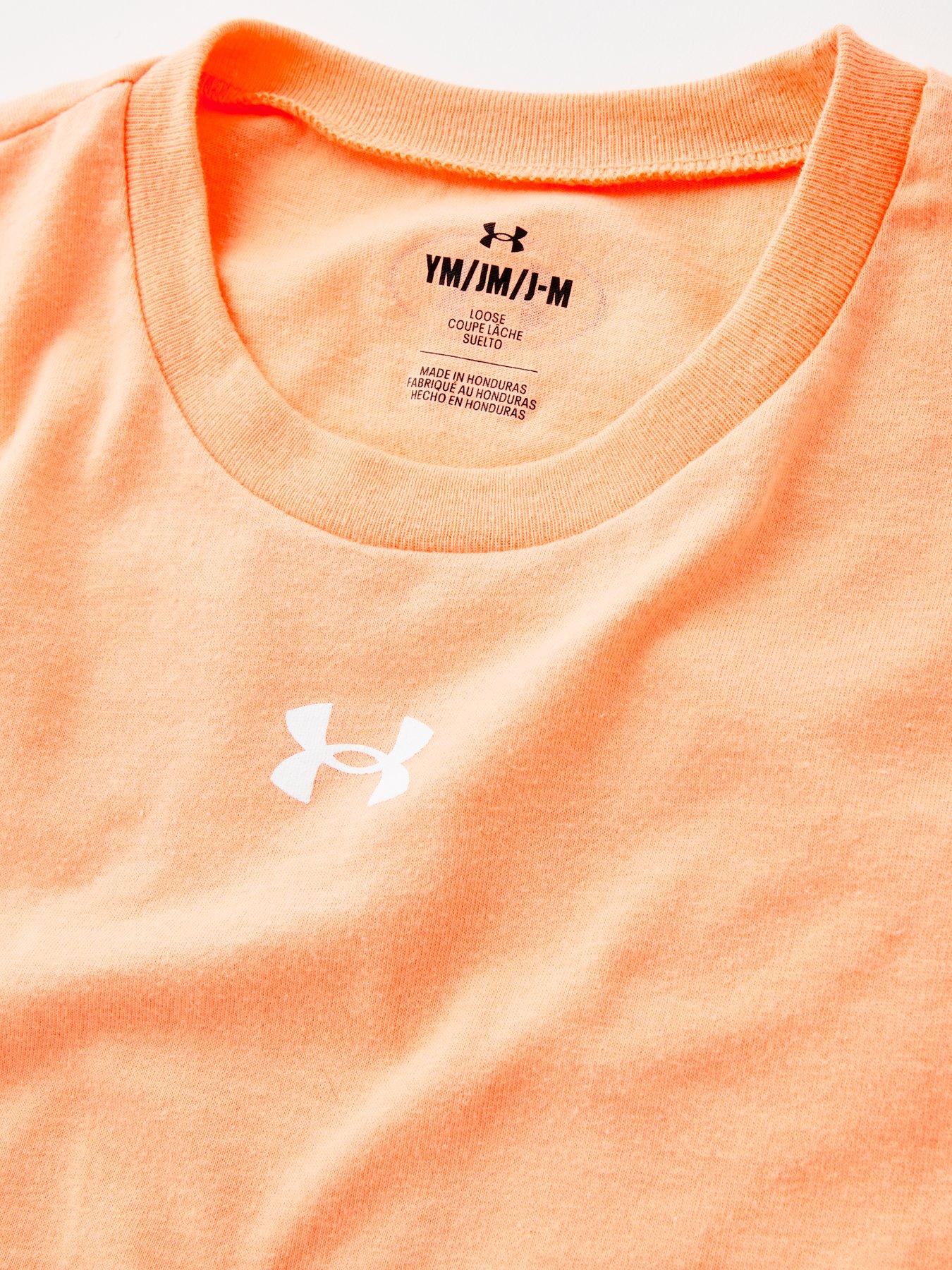 under-armour-girls-training-crop-sportstyle-logo-t-shirt-orangeoutfit