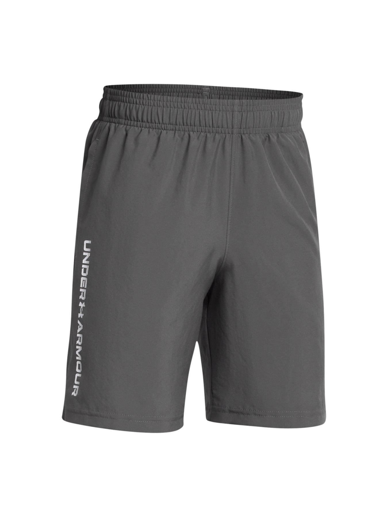 under-armour-boys-training-woven-wordmark-shorts-greyoutfit