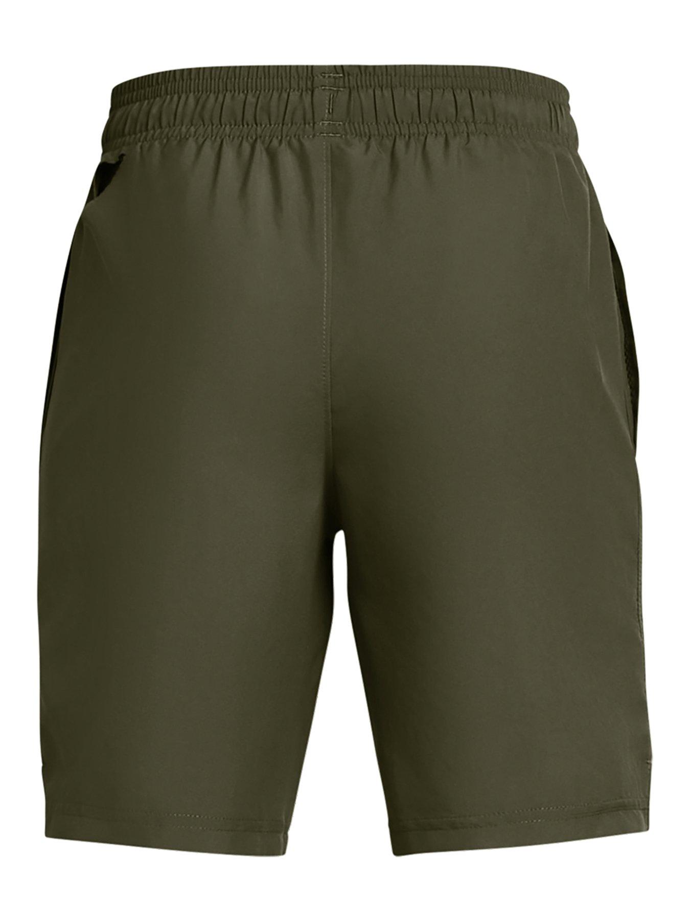 under-armour-boys-training-woven-wordmark-shorts-khakiback