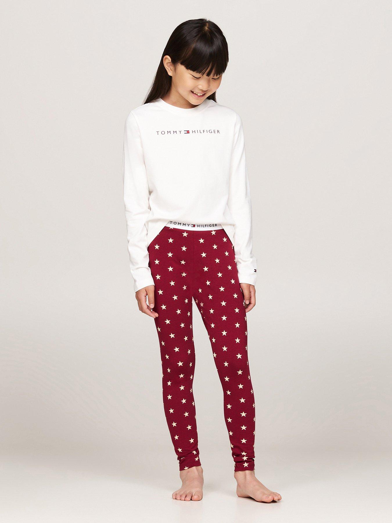 tommy-hilfiger-girls-long-sleeve-print-pyjama-legging-set-multistillFront