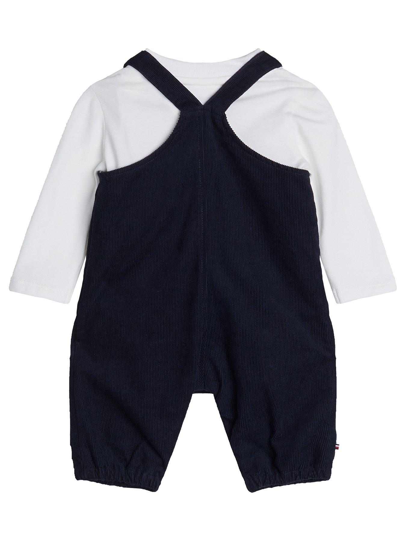 tommy-hilfiger-baby-boys-monotype-cord-dungaree-set-navyback