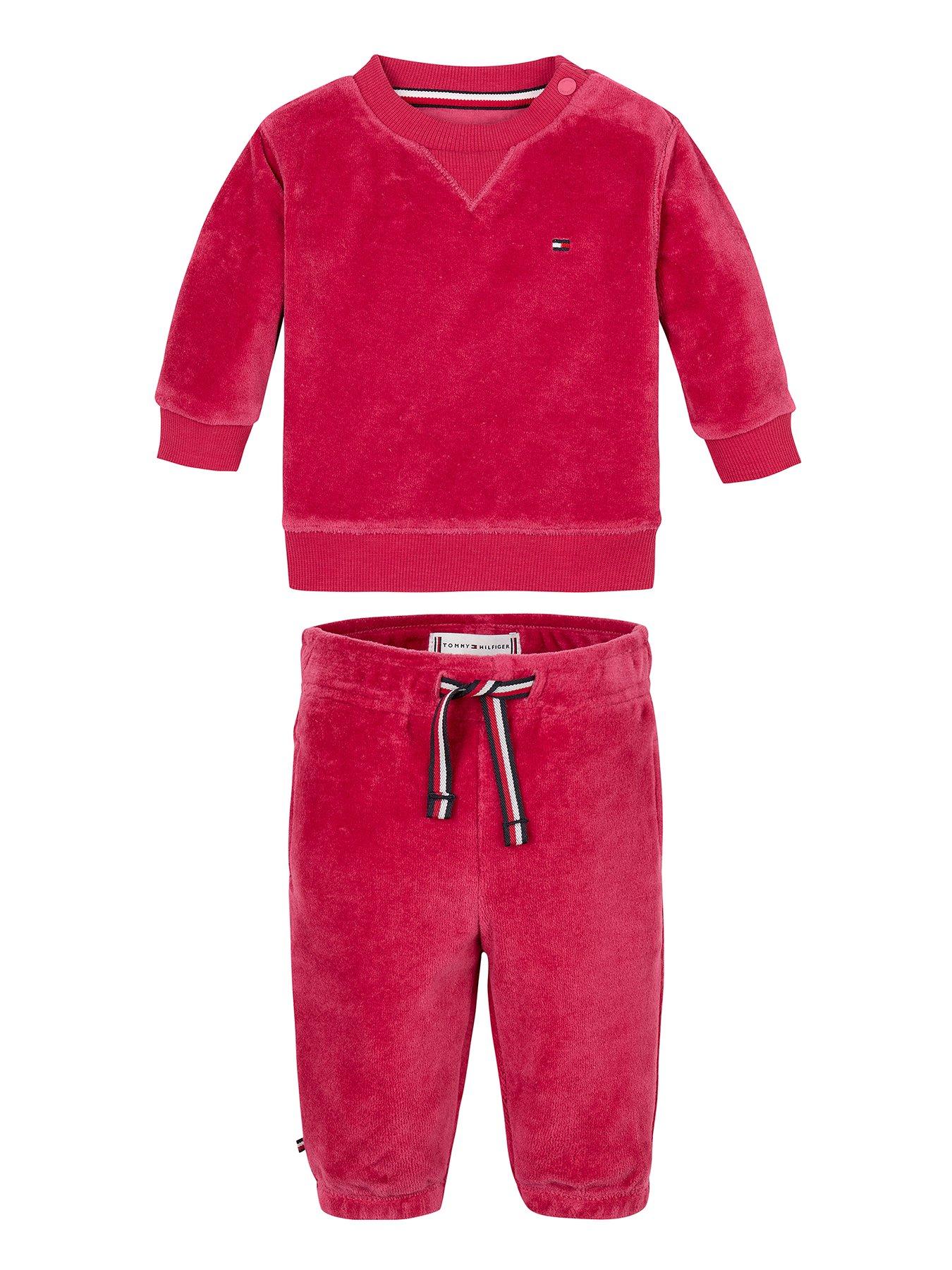 tommy-hilfiger-baby-girls-velour-2-piece-set-pinkfront