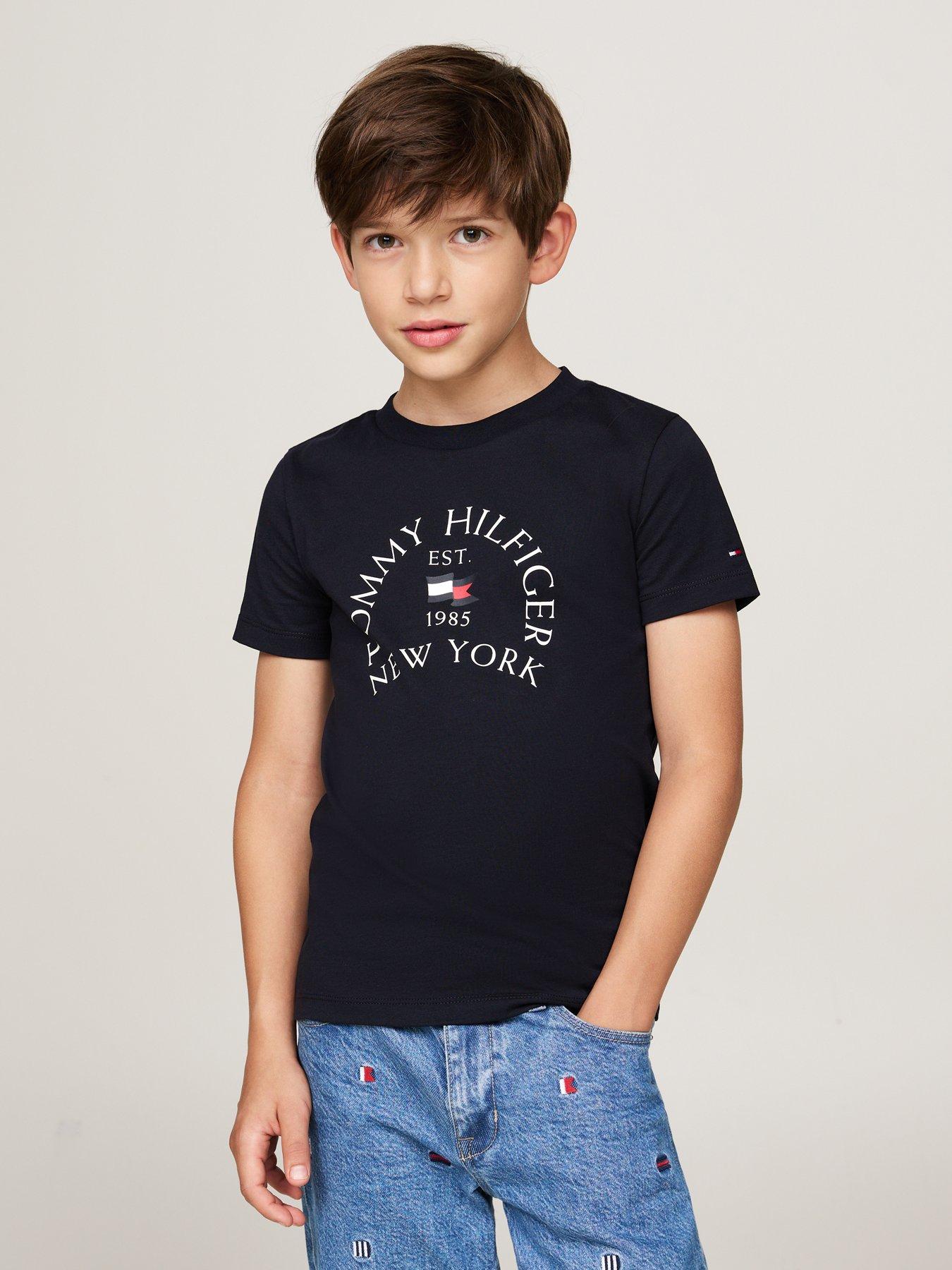 tommy-hilfiger-boys-nautical-arch-printed-reg-short-sleeve-t-shirt-navystillFront