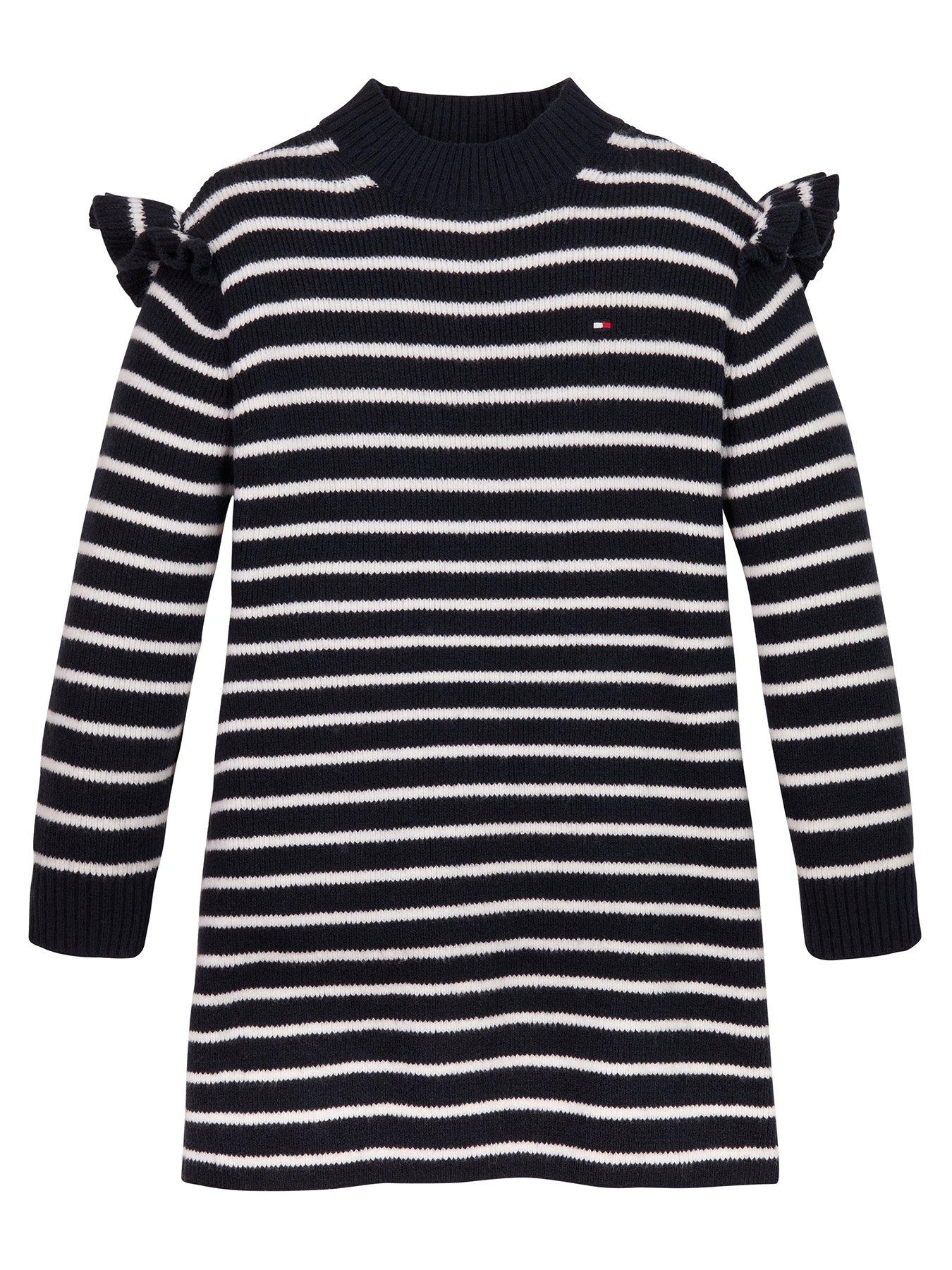 tommy-hilfiger-girls-ruffle-skater-long-sleeve-dress-navy