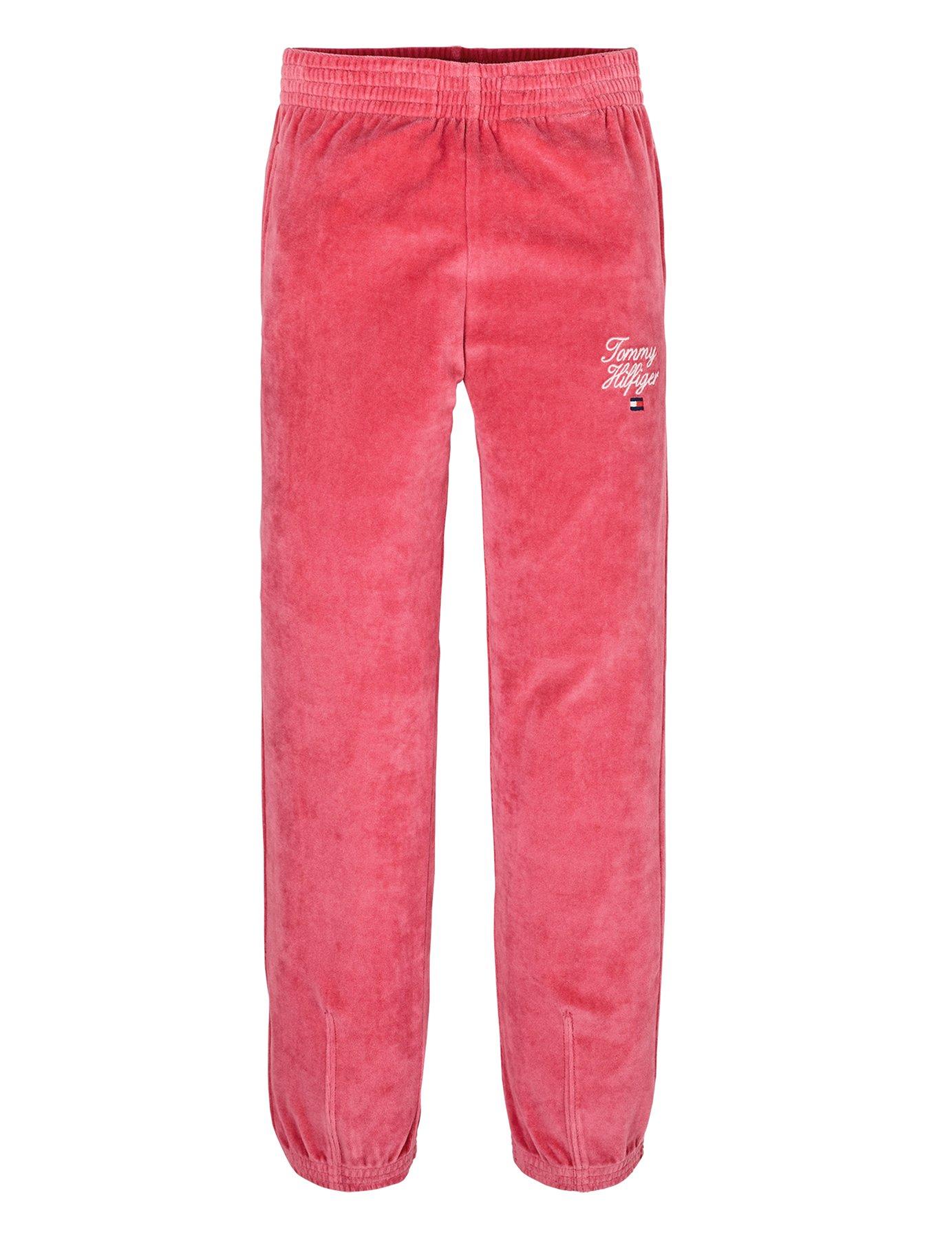 tommy-hilfiger-girls-th-script-velour-pant-pink