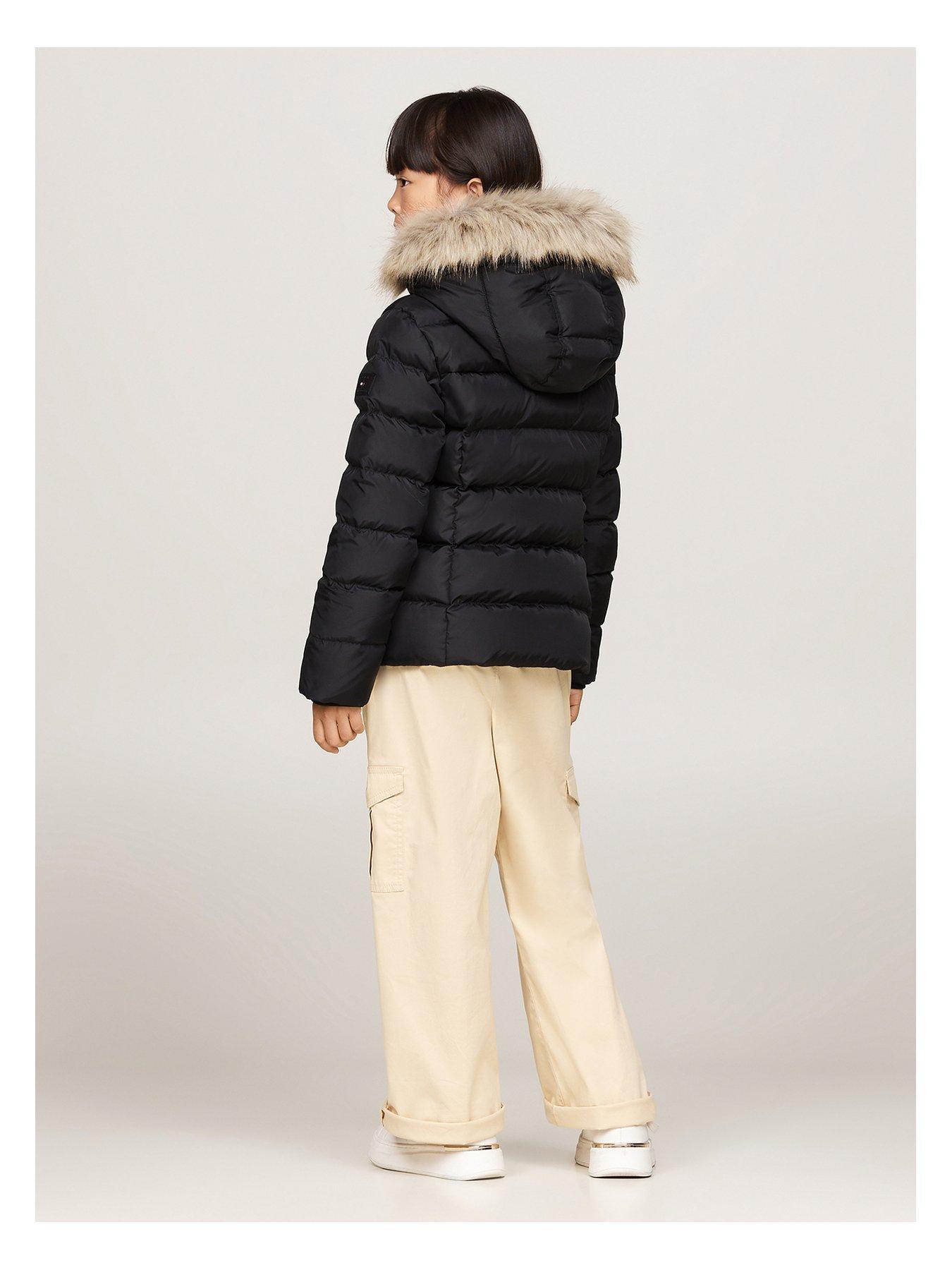 tommy-hilfiger-girls-essential-down-fur-hood-jacket-blackback