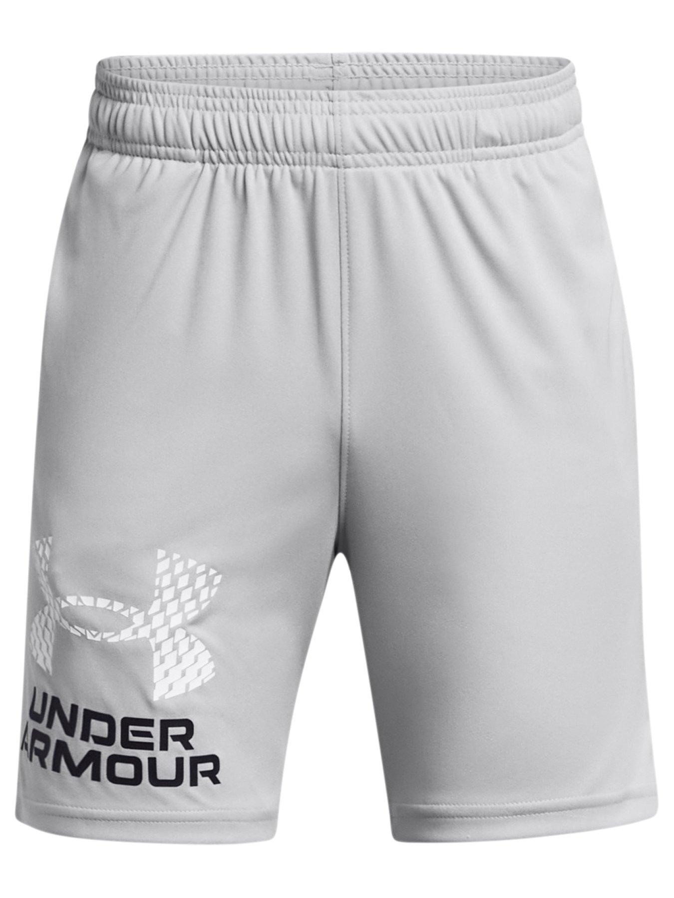 under-armour-boys-training-tech-logo-shorts-grey