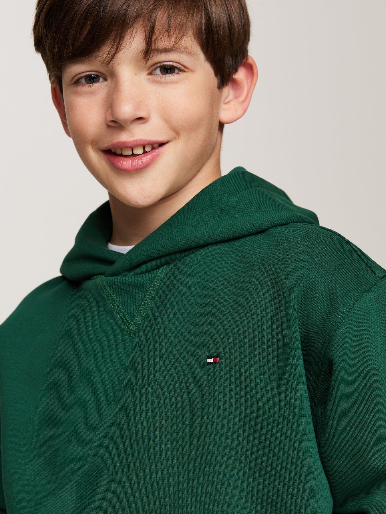 tommy-hilfiger-boys-timeless-hoodie-greendetail