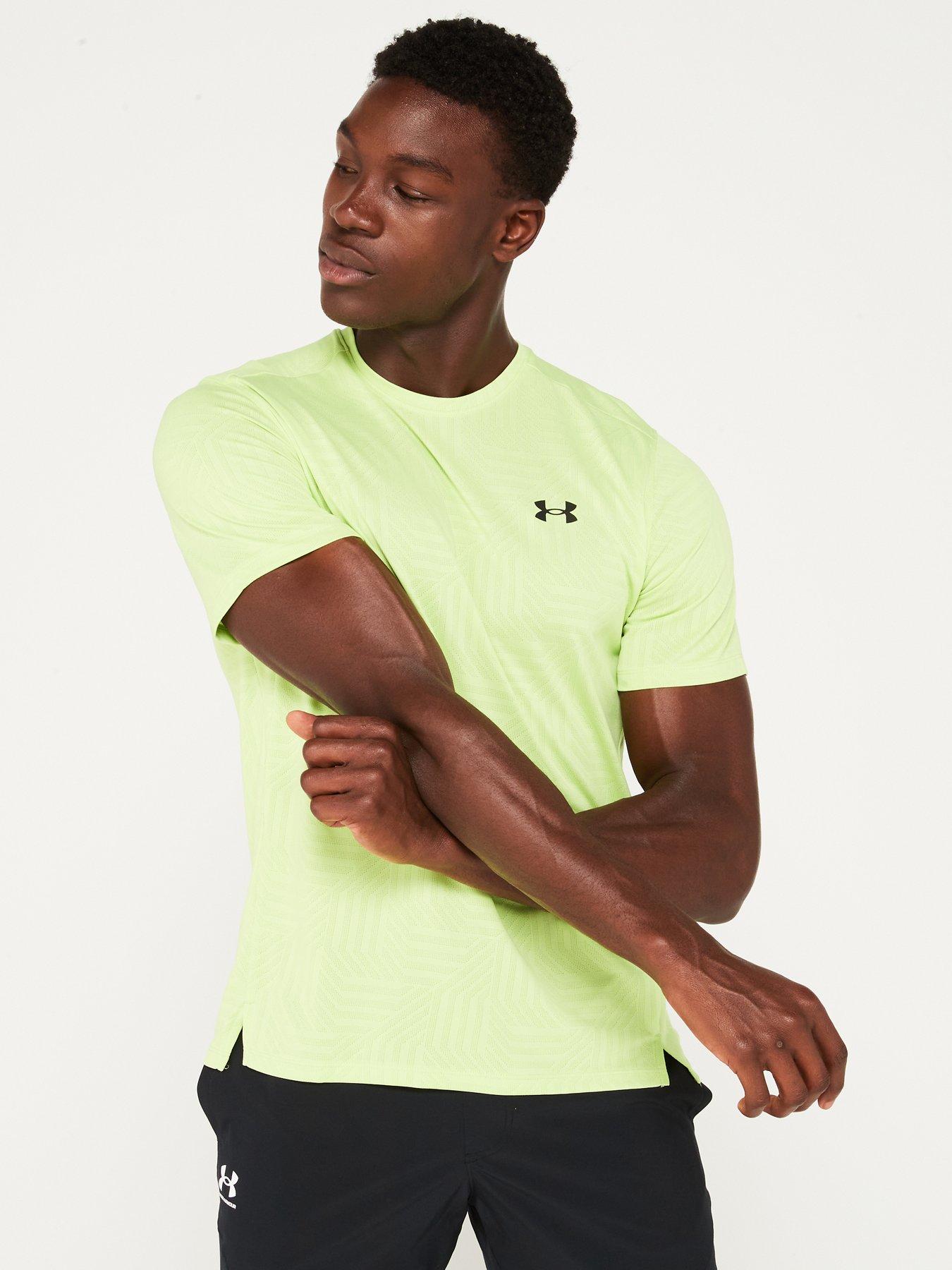 under-armour-mens-training-tech-vent-geotessa-t-shirt-green