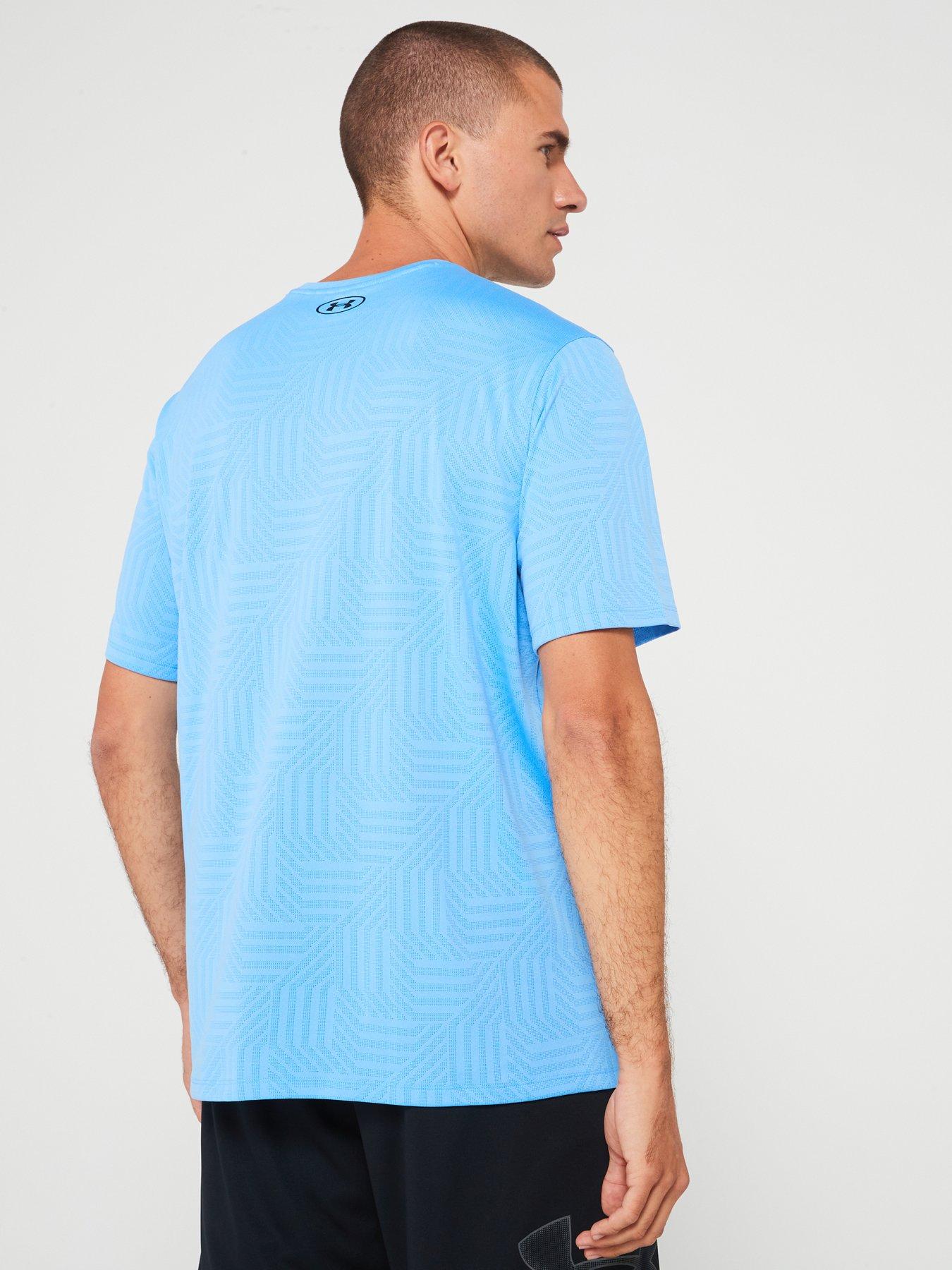 under-armour-mens-training-tech-vent-geotessa-t-shirt-bluestillFront