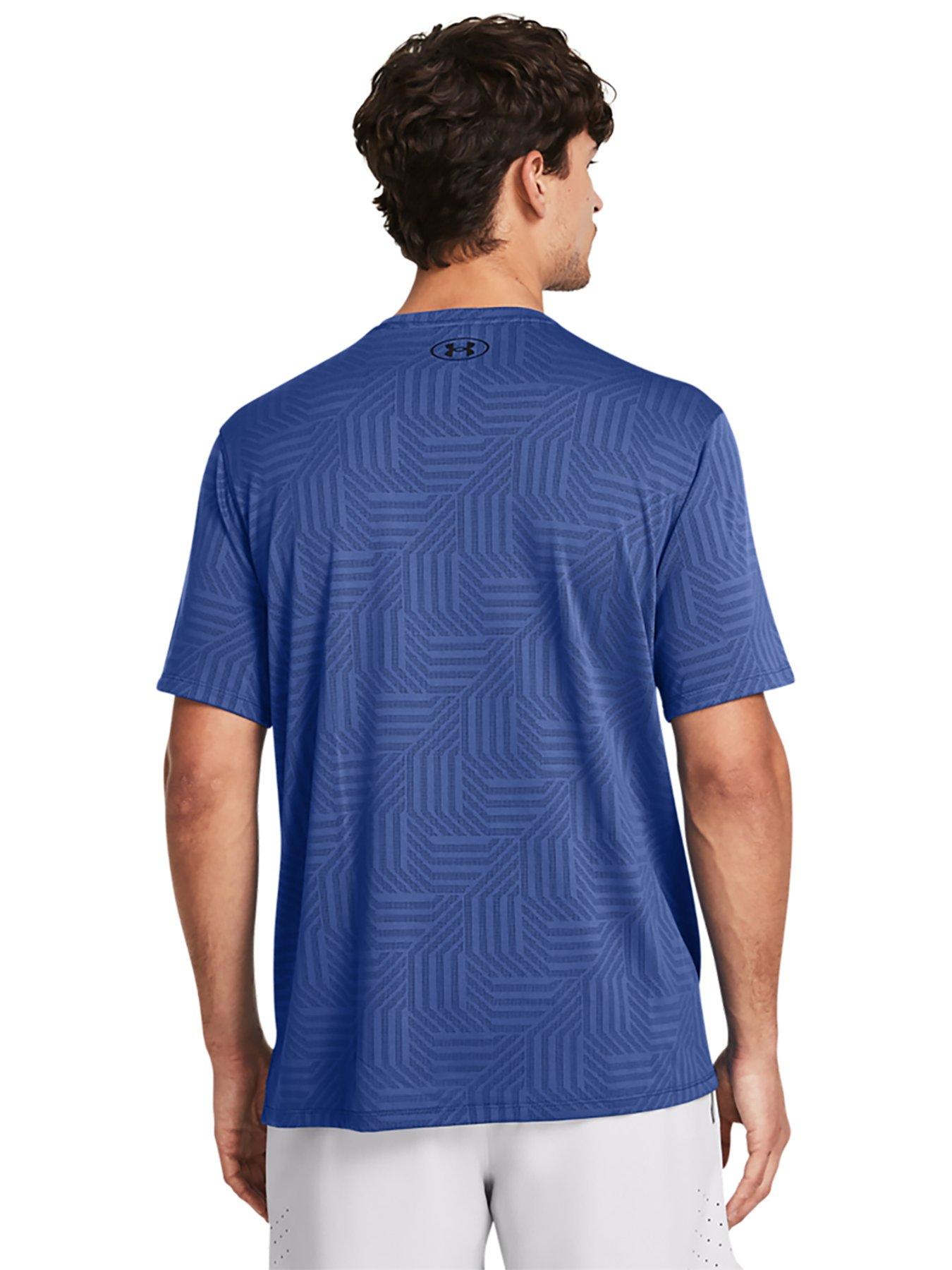 under-armour-mens-training-tech-vent-geotessa-t-shirt-bluestillFront