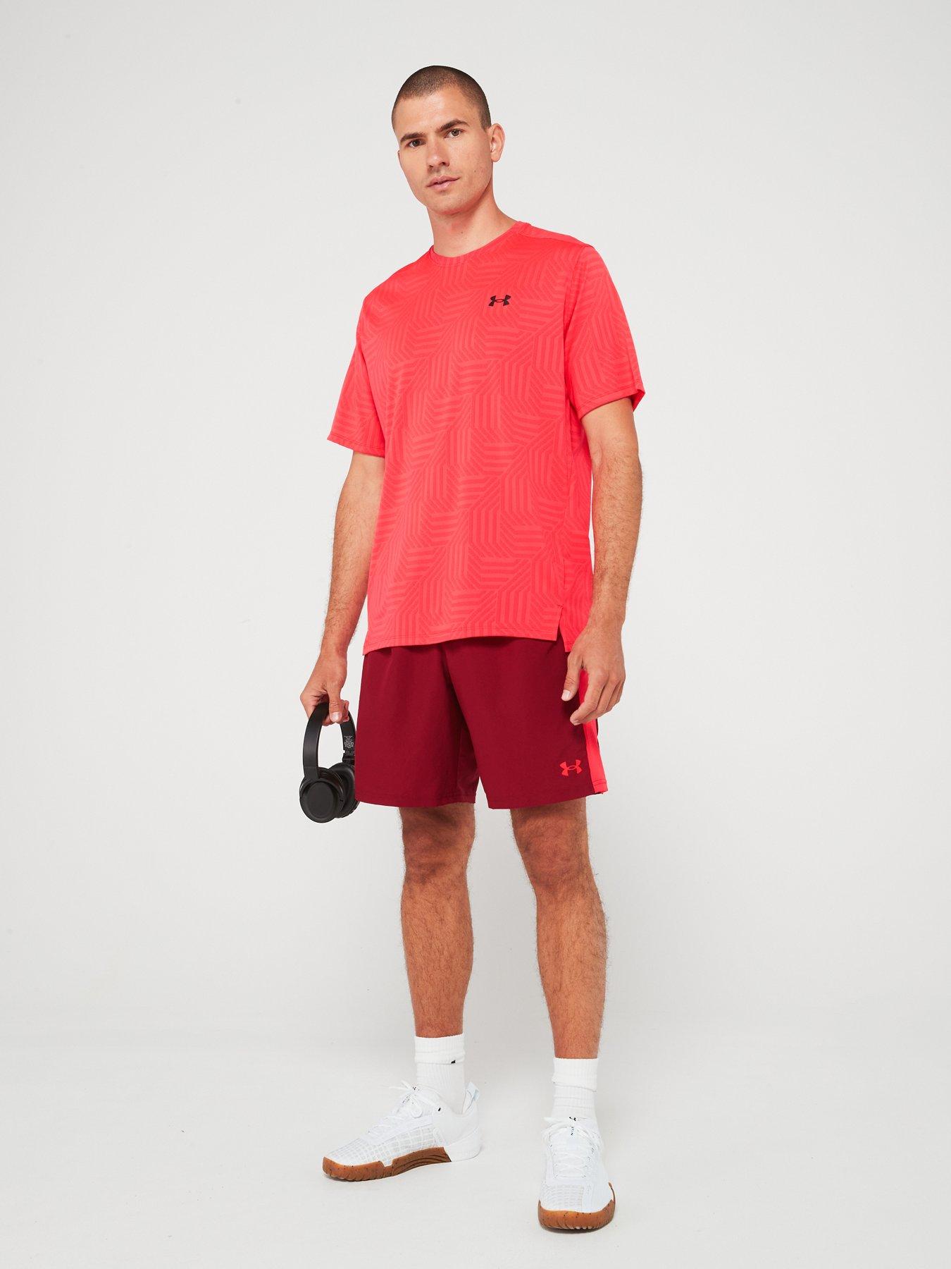 under-armour-mens-training-tech-vent-geotessa-t-shirt-redback