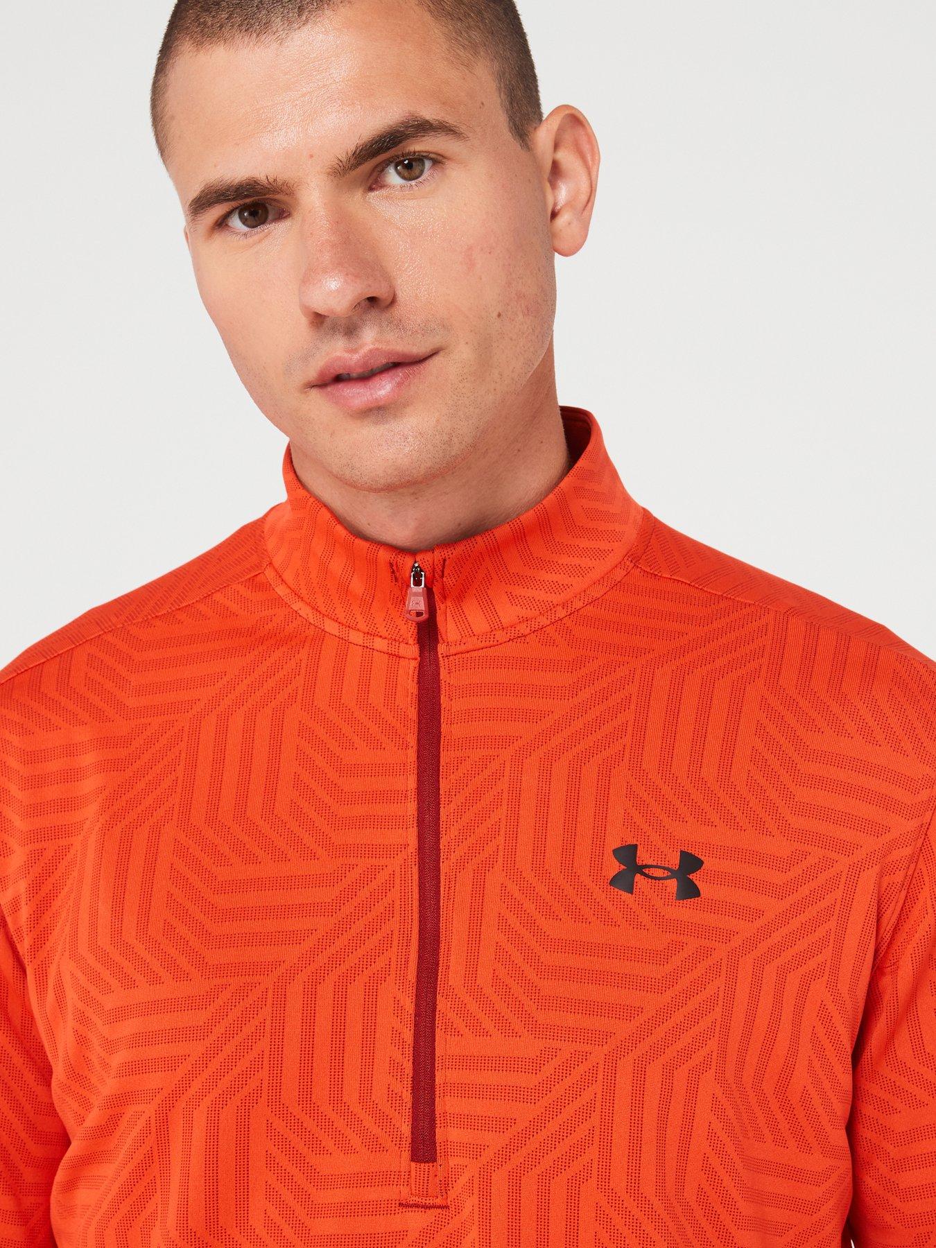 under-armour-mens-training-tech-vent-geotessa-12-zip-brownoutfit