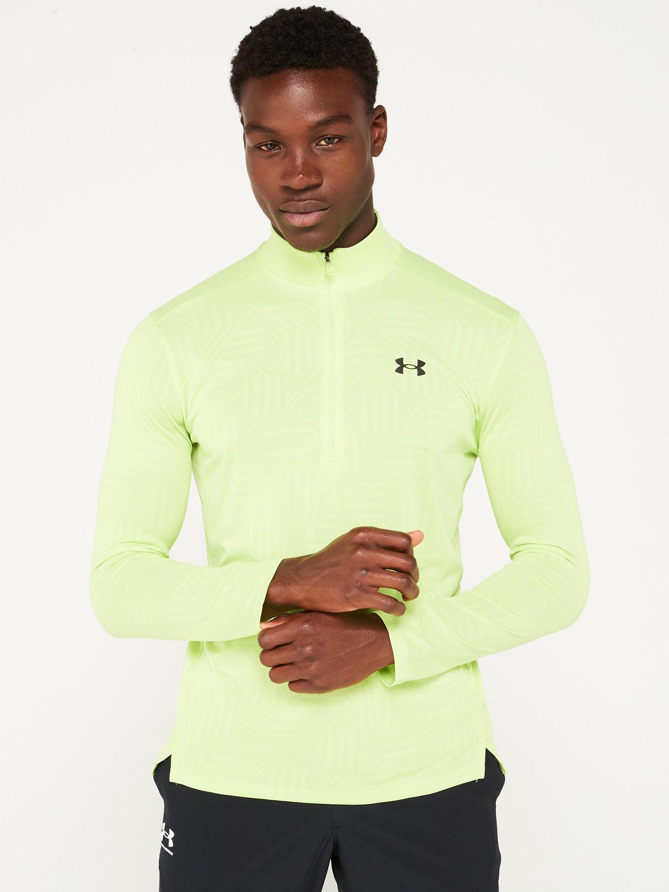 under-armour-mens-training-tech-vent-geotessa-12-zip-green