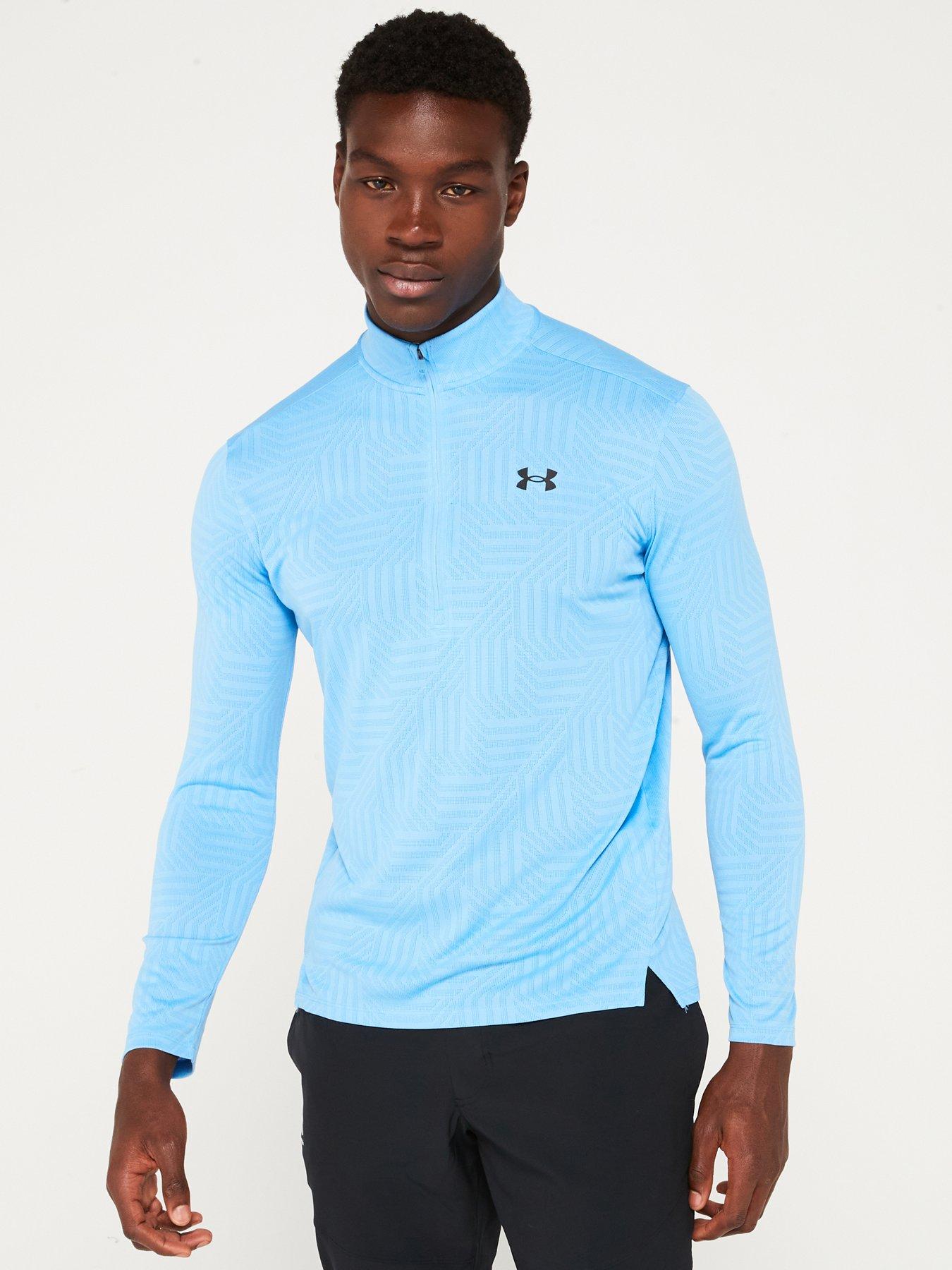 under-armour-mens-training-tech-vent-geotessa-12-zip-blue