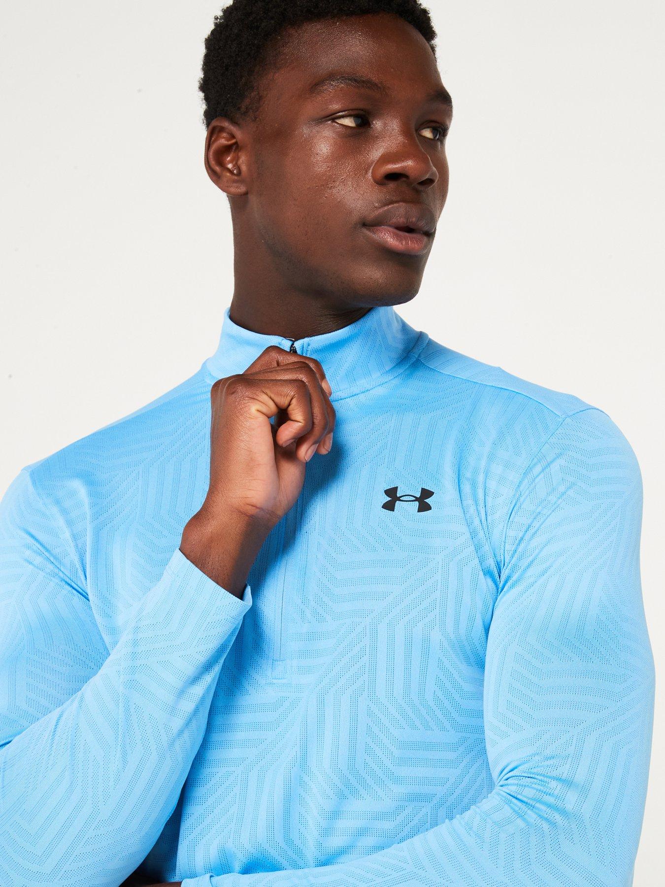 under-armour-mens-training-tech-vent-geotessa-12-zip-blueoutfit