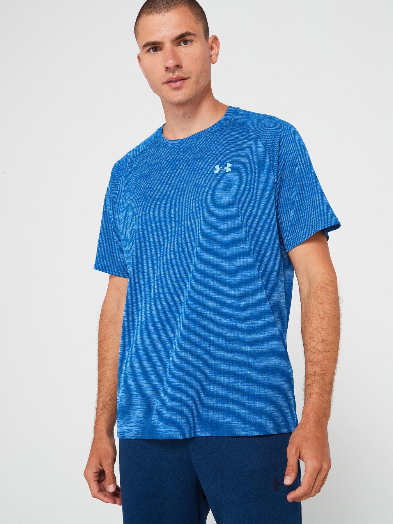 under-armour-mens-training-tech-textured-t-shirt-blue