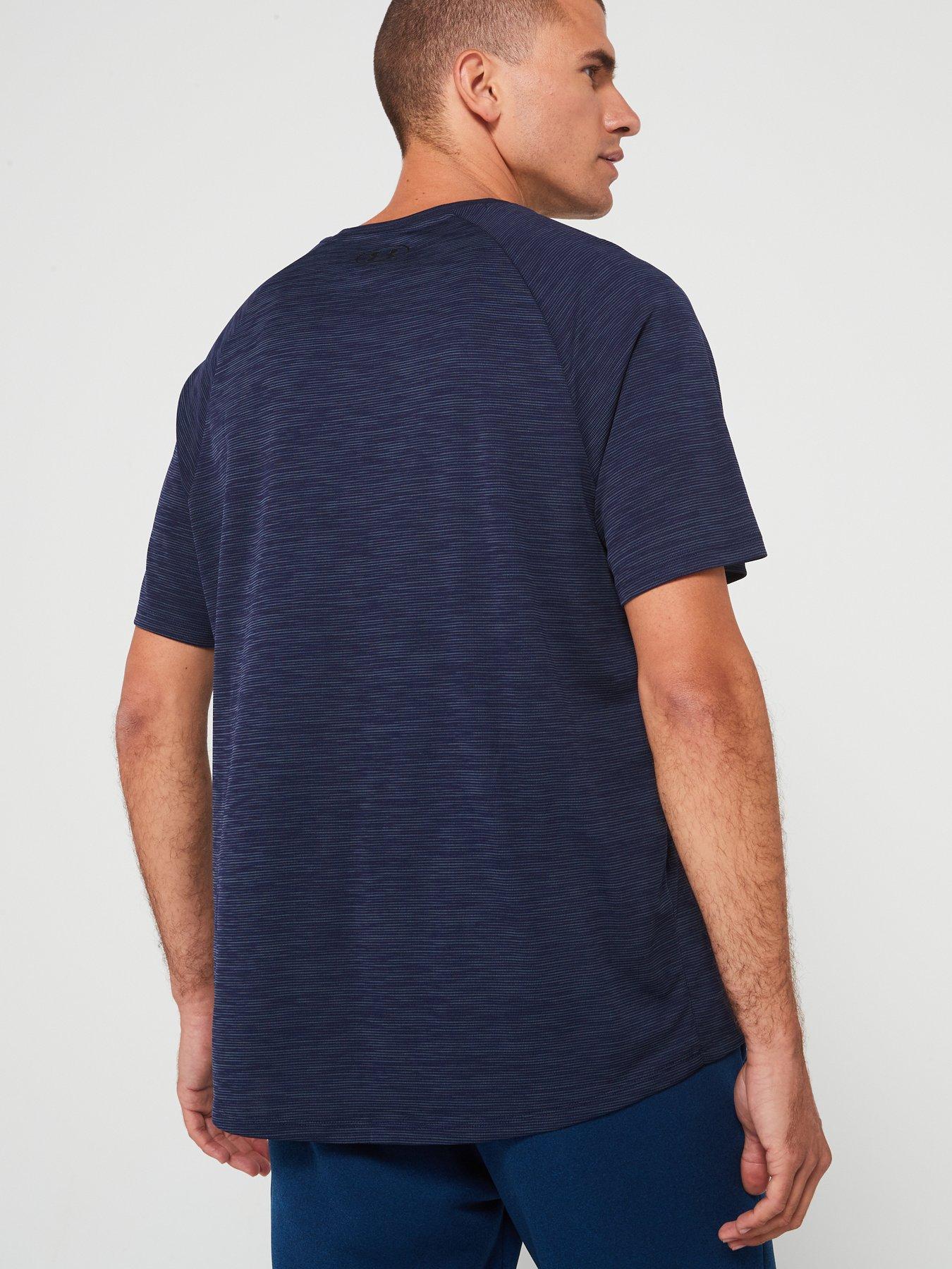 under-armour-mens-training-tech-textured-t-shirt-navystillFront