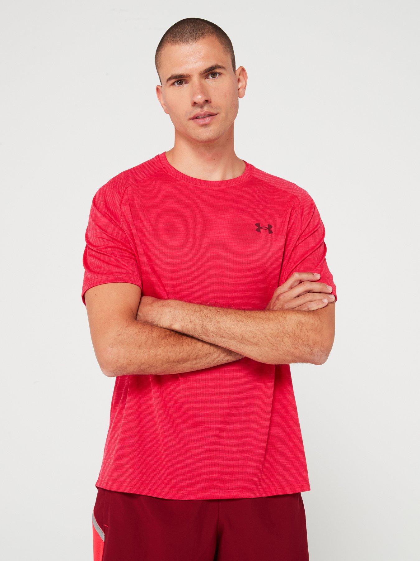 under-armour-mens-training-tech-textured-t-shirt-red