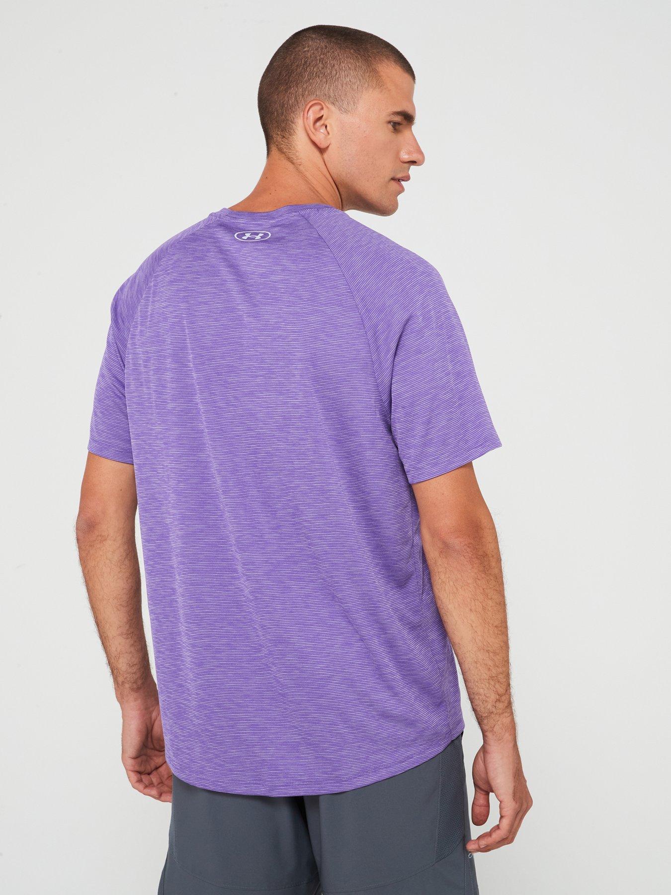 under-armour-mens-training-tech-textured-t-shirt-purplestillFront