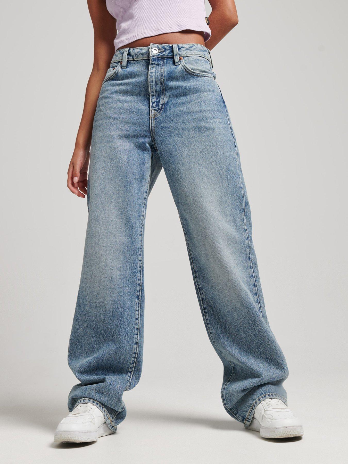 superdry-wide-leg-cotton-jeans-blue