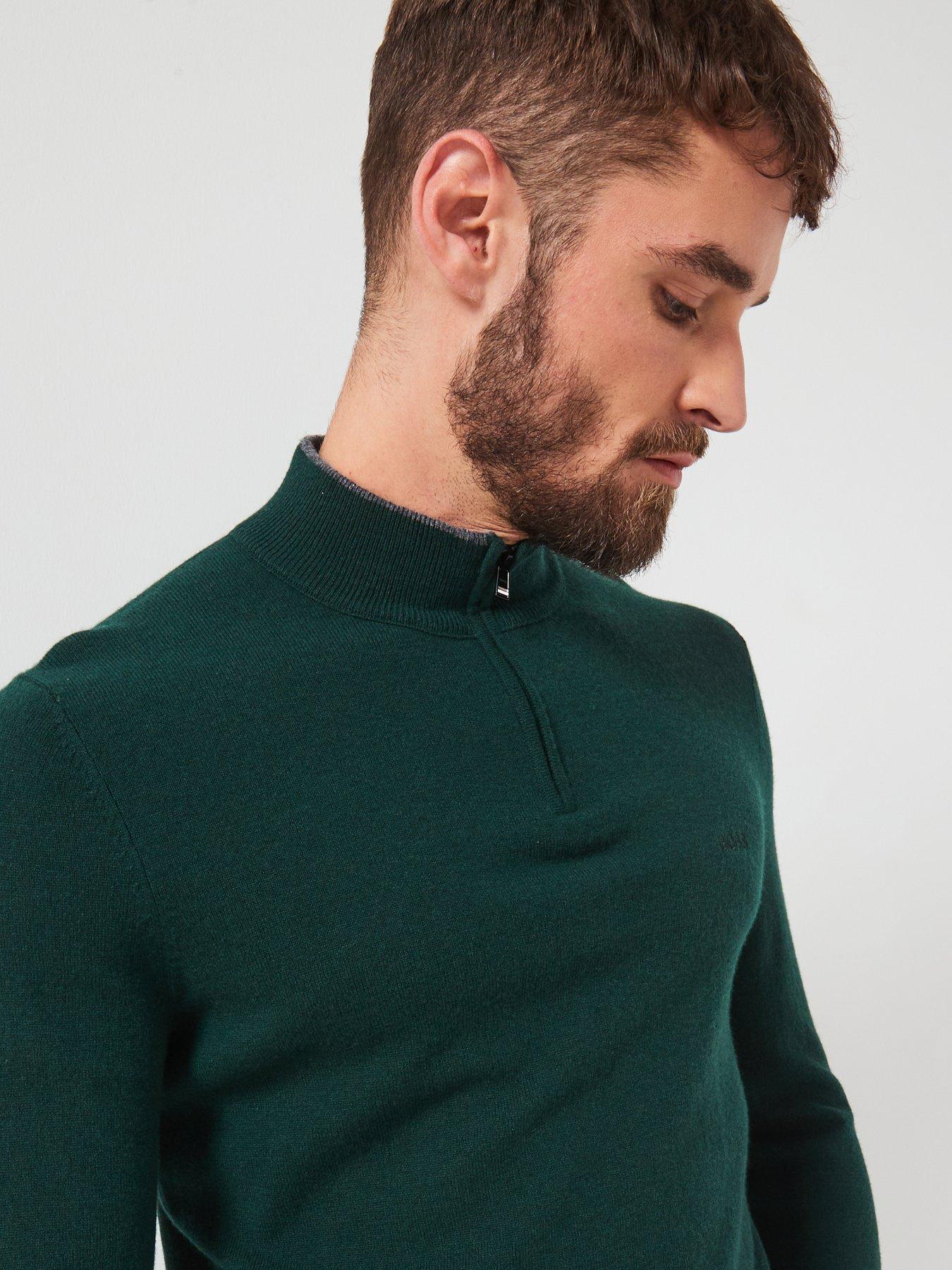 boss-boss-emarlo-regular-fit-contrast-trim-14-zip-knitted-jumper-dark-greenoutfit