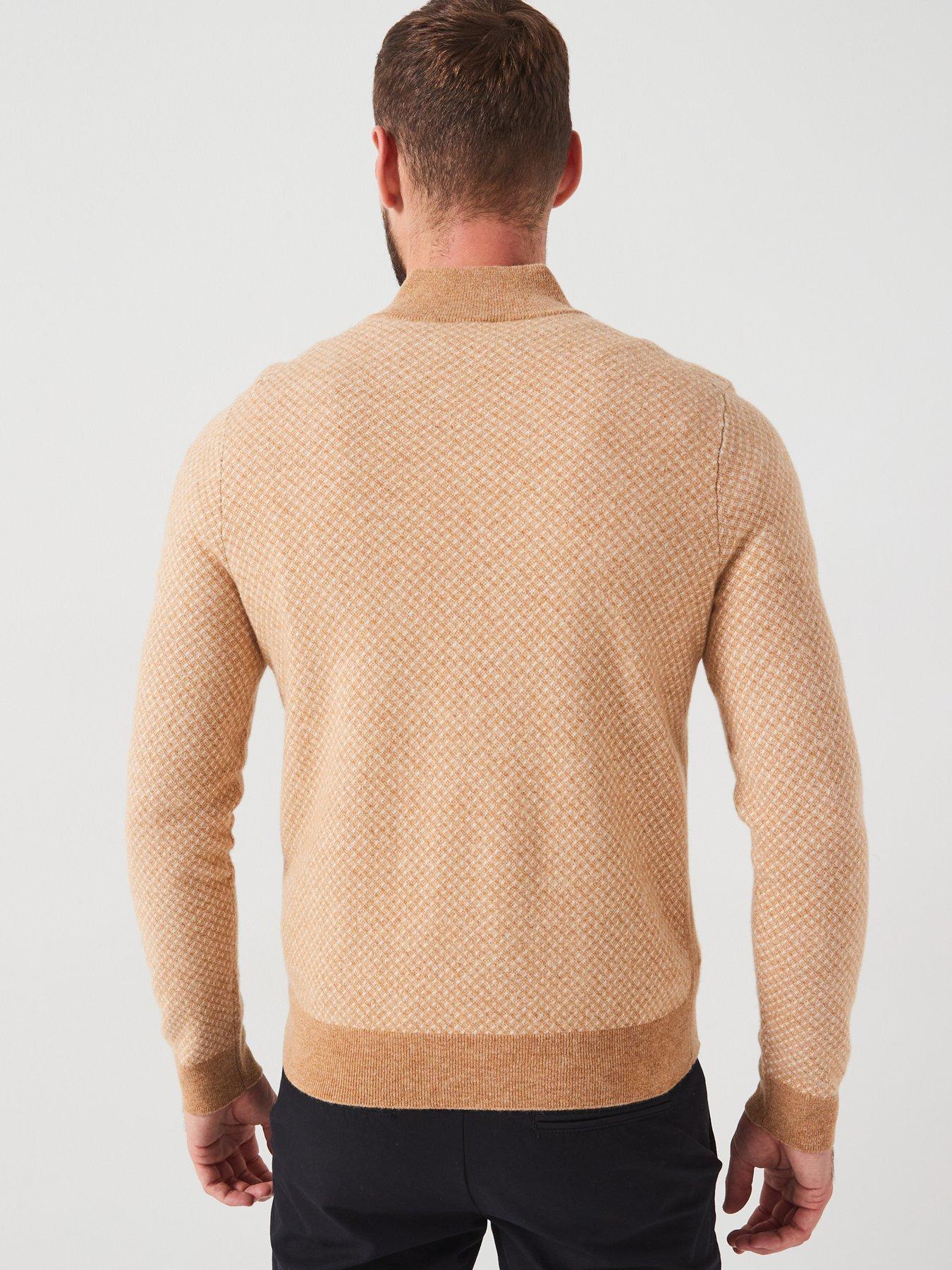 boss-boss-h-eltorino-regular-fit-pattern-14-zip-knitted-jumper-beigestillFront