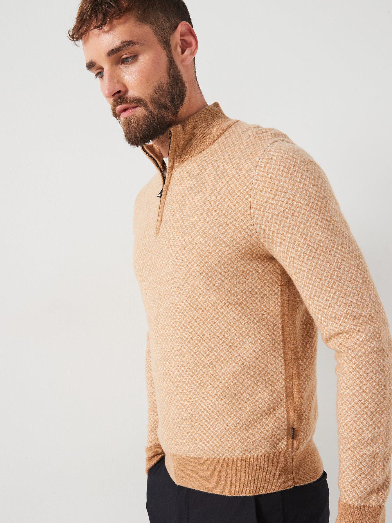 boss-boss-h-eltorino-regular-fit-pattern-14-zip-knitted-jumper-beigeoutfit