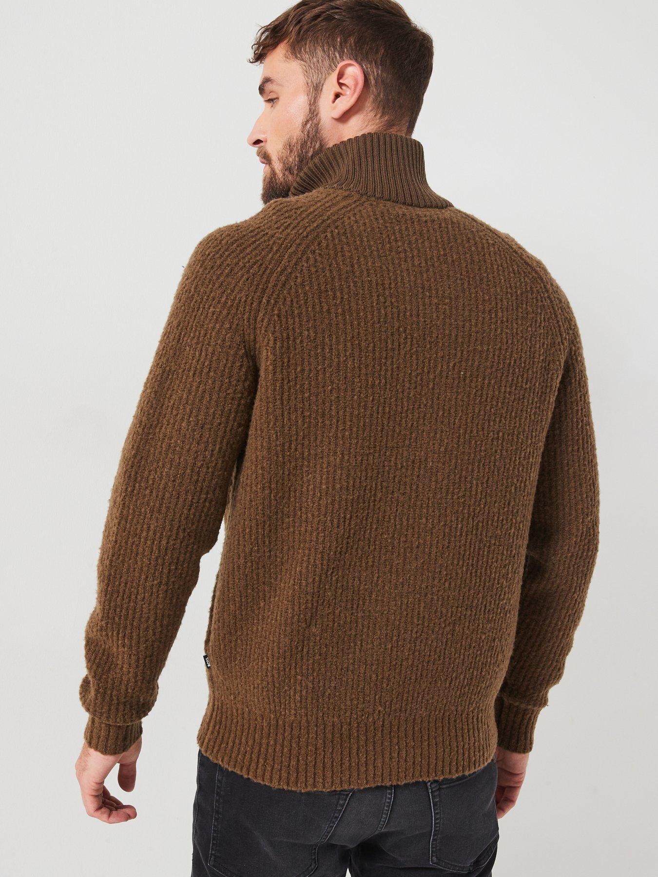 boss-boss-c-ebrezzo-relaxed-fit-chunky-14-zip-knitted-jumper-brownstillFront