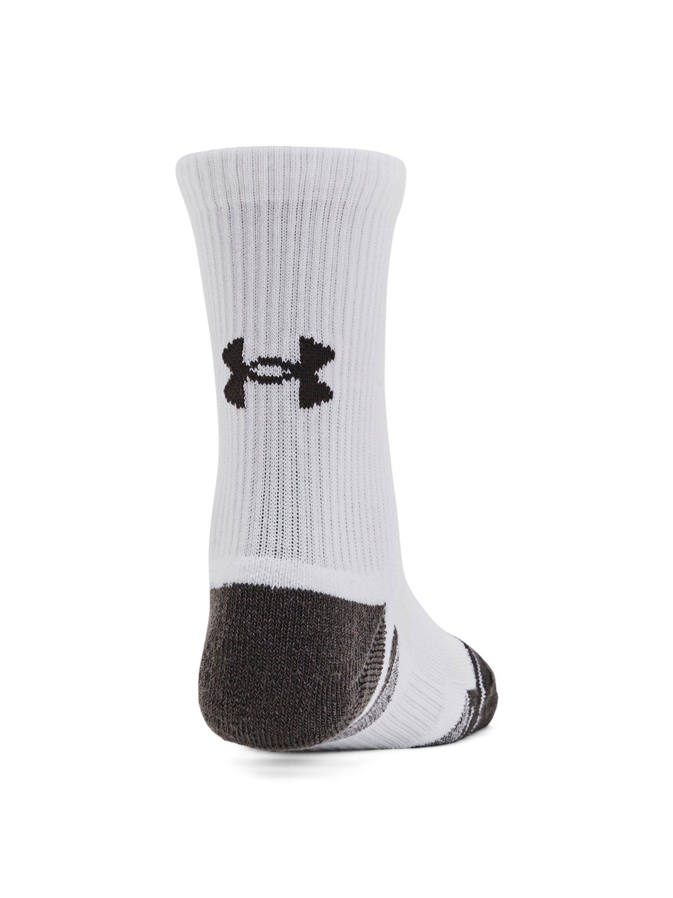 under-armour-junior-unisex-training-tech-3pack-crew-socks-whiteoutfit