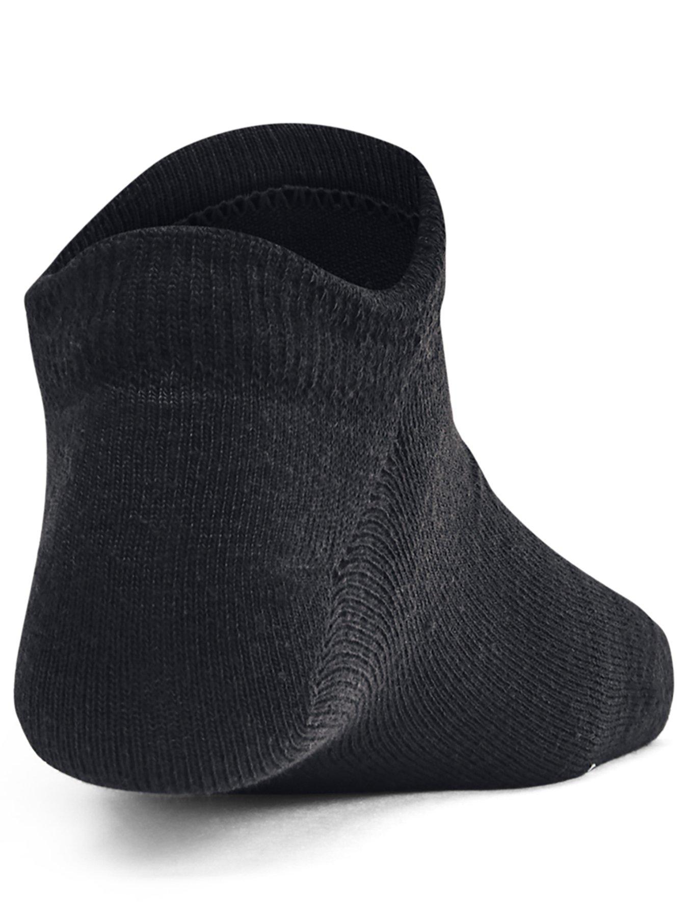 Image 3 of 4 of UNDER ARMOUR Junior Unisex Training Essential No Show 6pack Socks - Black