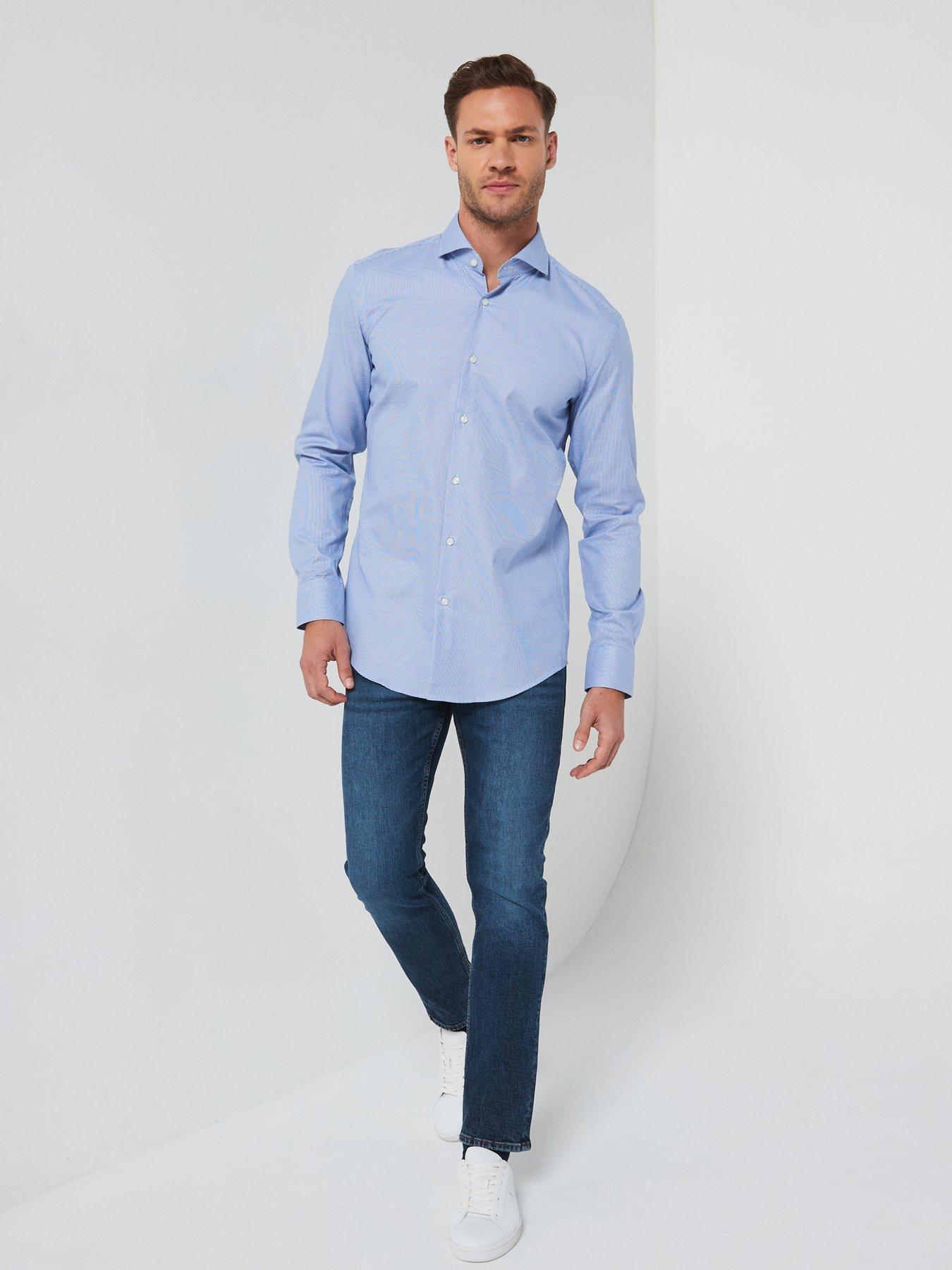 boss-boss-h-hank-slim-fit-mico-pattern-shirt-blueback