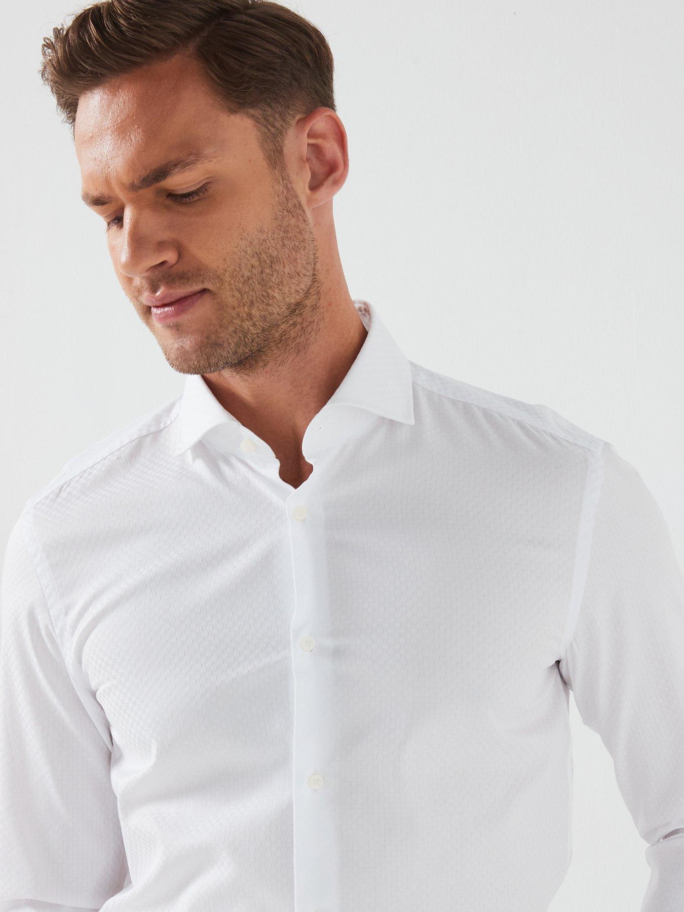 boss-boss-h-hank-slim-fit-cut-away-collar-textures-shirt-whiteoutfit