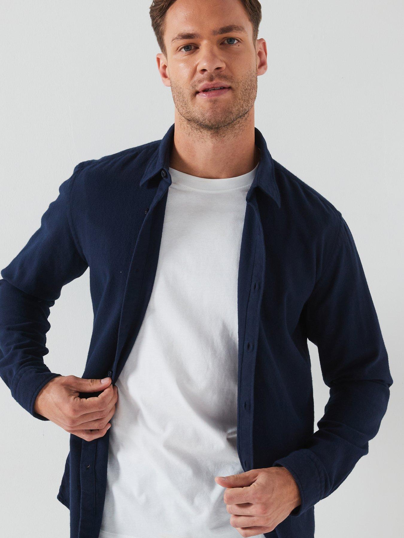 boss-boss-c-roan-slim-fit-brush-cotton-shirt-navyoutfit