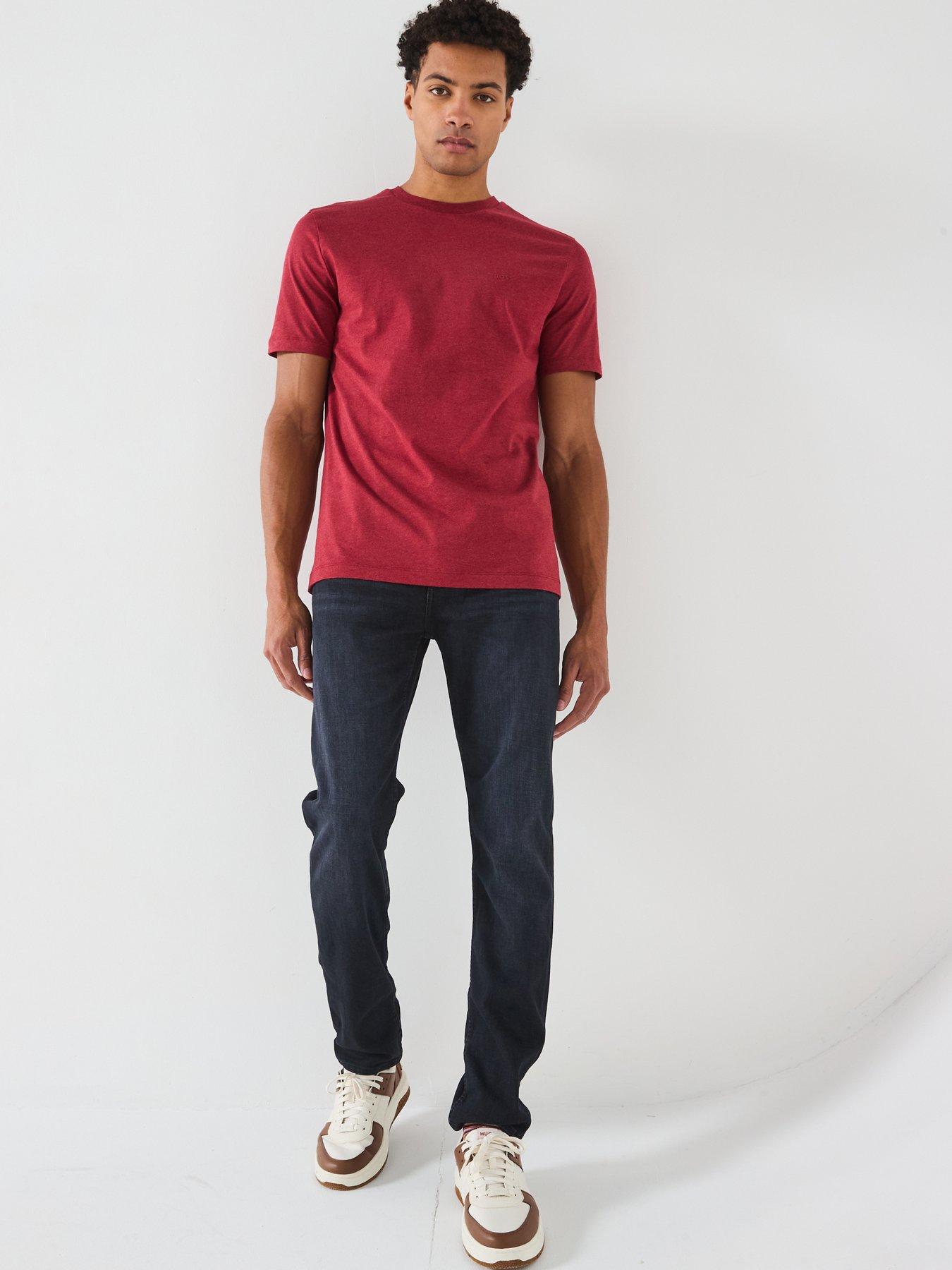 boss-boss-thompson-01-regular-fit-t-shirt-dark-redback