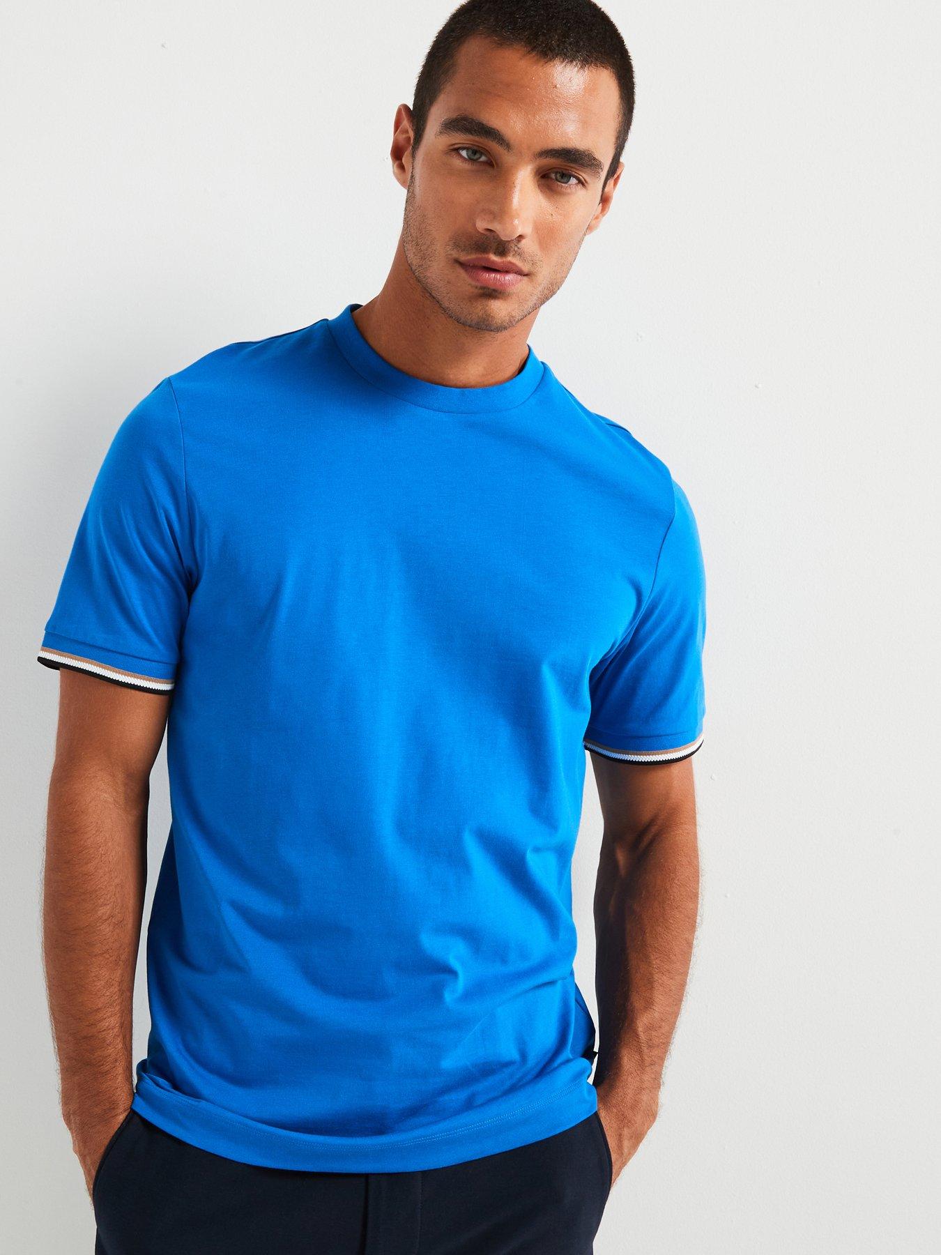 boss-boss-thompson-04-regular-fit-corporate-sleeve-trim-t-shirt-blue