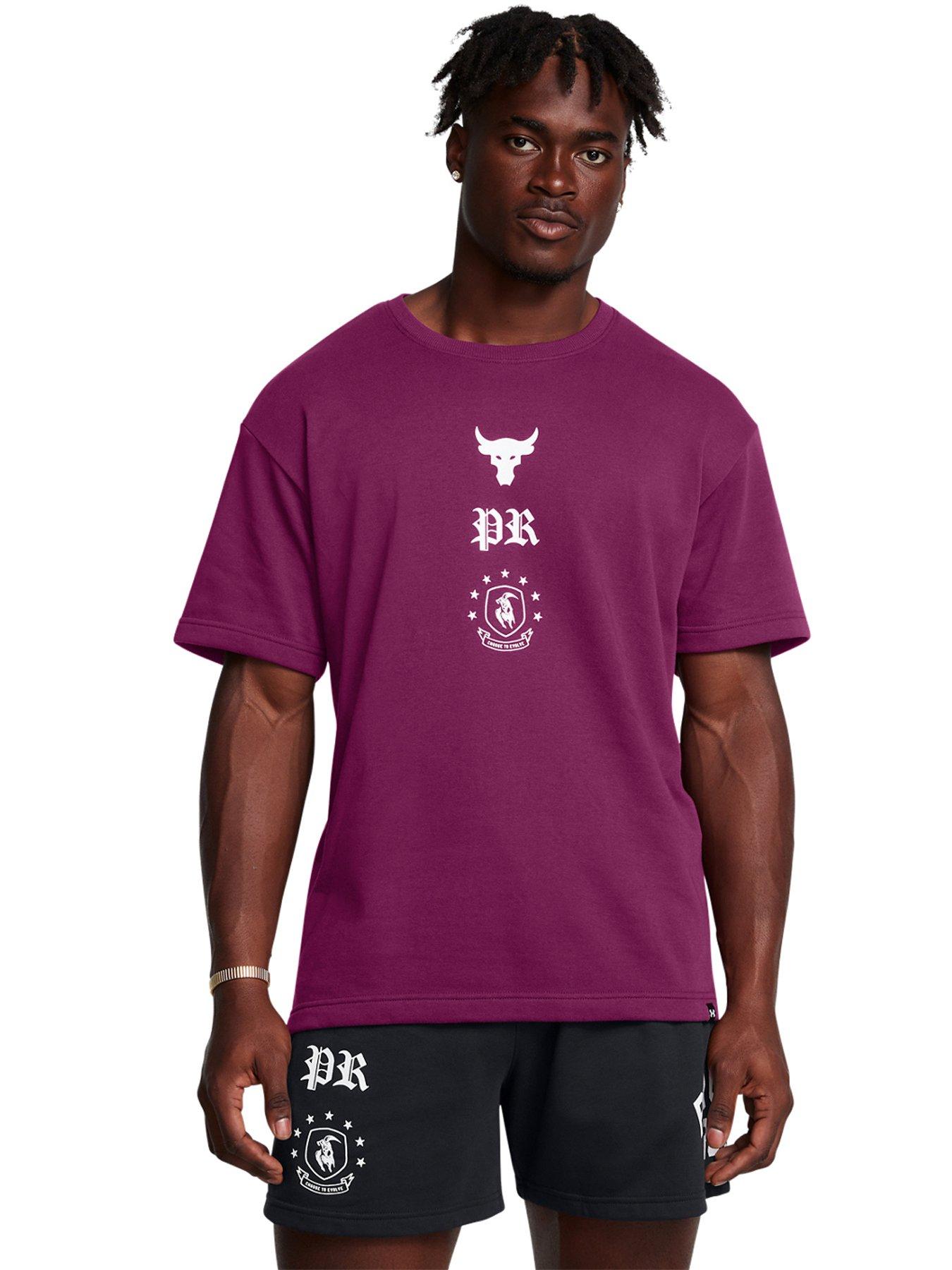 under-armour-mens-training-project-rock-terry-t-shirt-purplefront