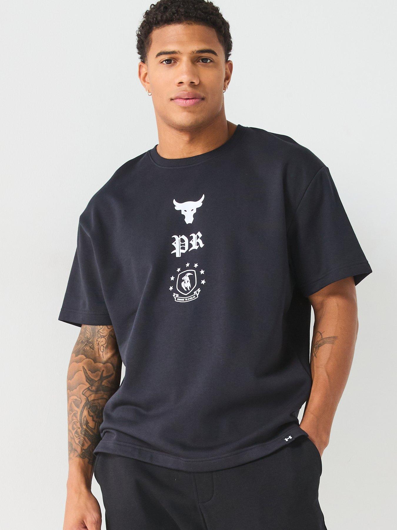 undefined Men's Training Project Rock Terry T-Shirt - Black